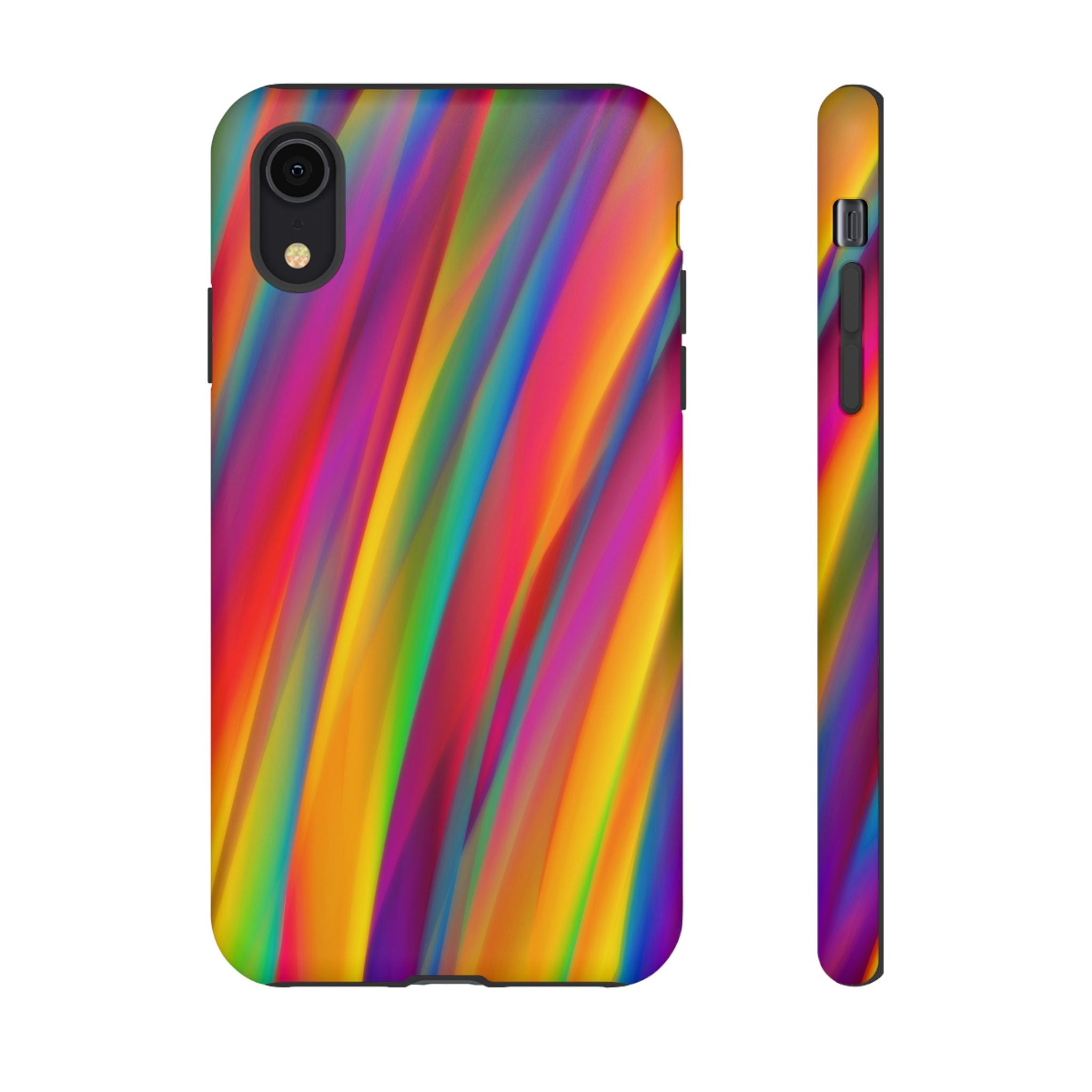 Vibrant Tough Phone Case, Colorful Phone Protection, Artistic Cell Cover, Gift for Gamers, Fun Tech Accessory, Pride Celebration