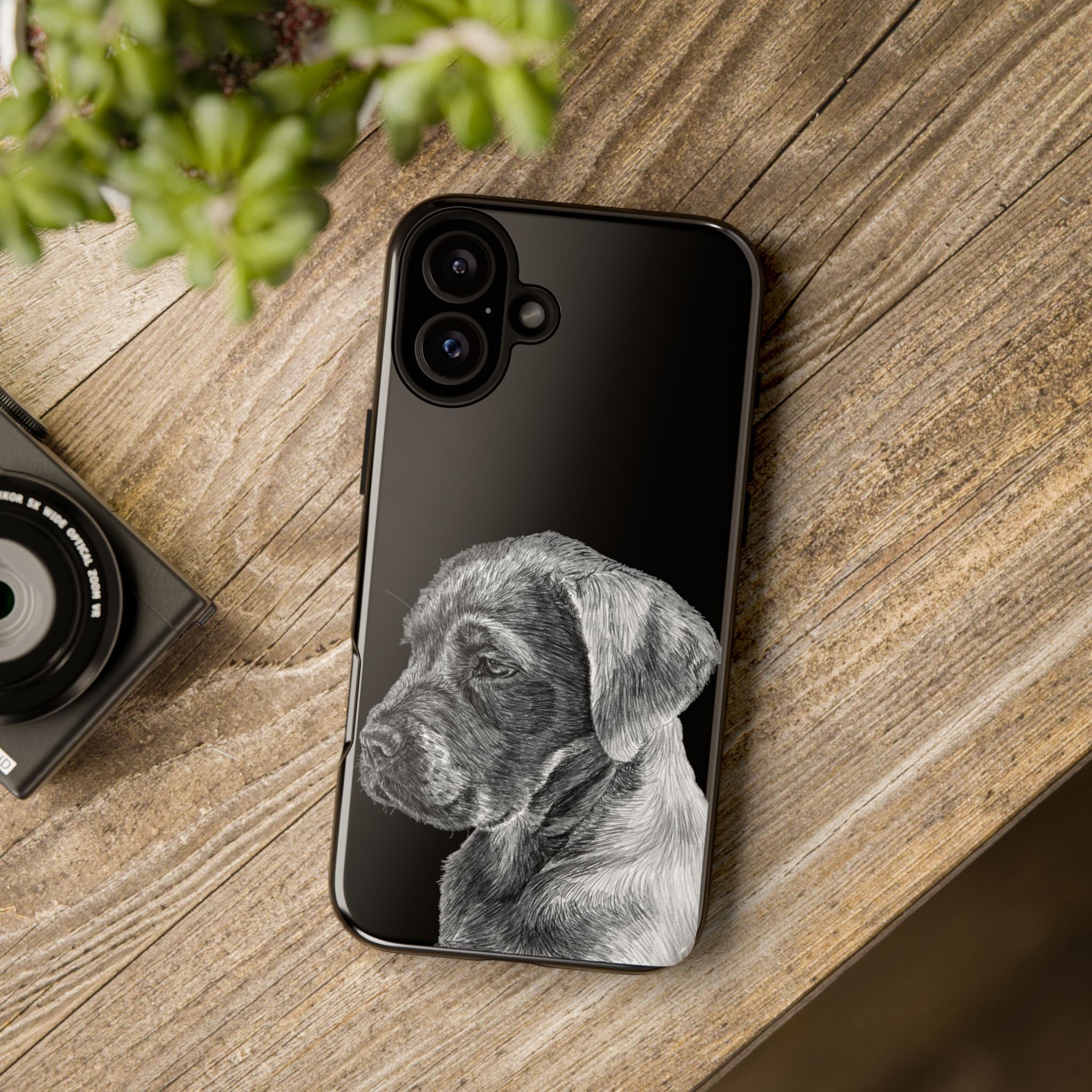 Custom Phone Case for Dog Lovers, Tough Cases with Labrador Design, Pet Owner Gift, Personalized Phone Cover, Animal Art Case