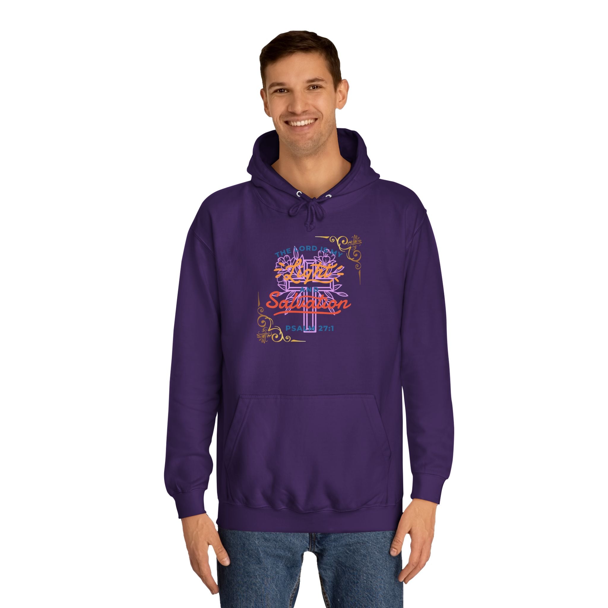 Inspirational Unisex College Hoodie, Motivational Sweatshirt, Faith-based [...]