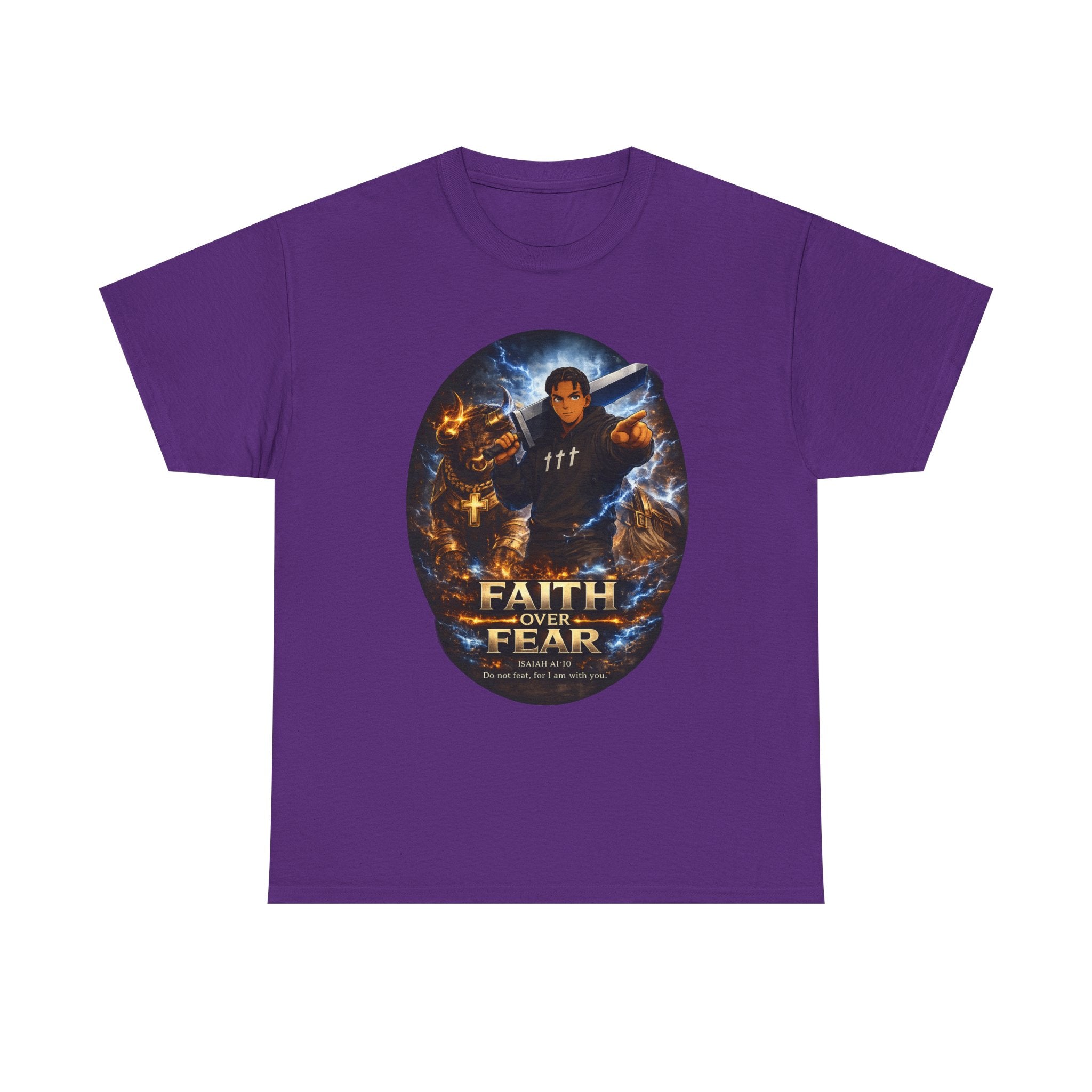 K1ng_Jen x Garments of the Bible T-shirt (Faith Over Fear)