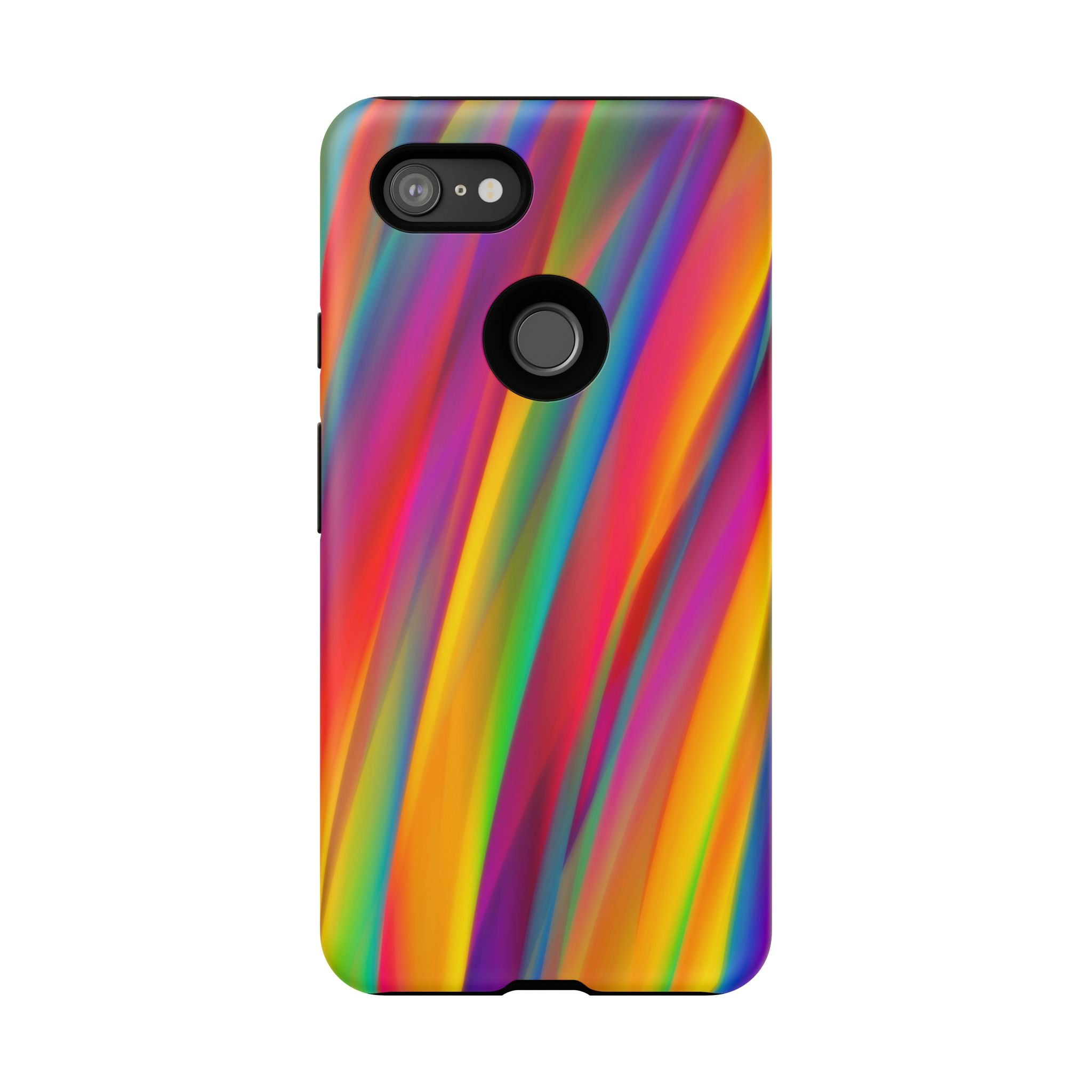Vibrant Tough Phone Case, Colorful Phone Protection, Artistic Cell Cover, Gift for Gamers, Fun Tech Accessory, Pride Celebration