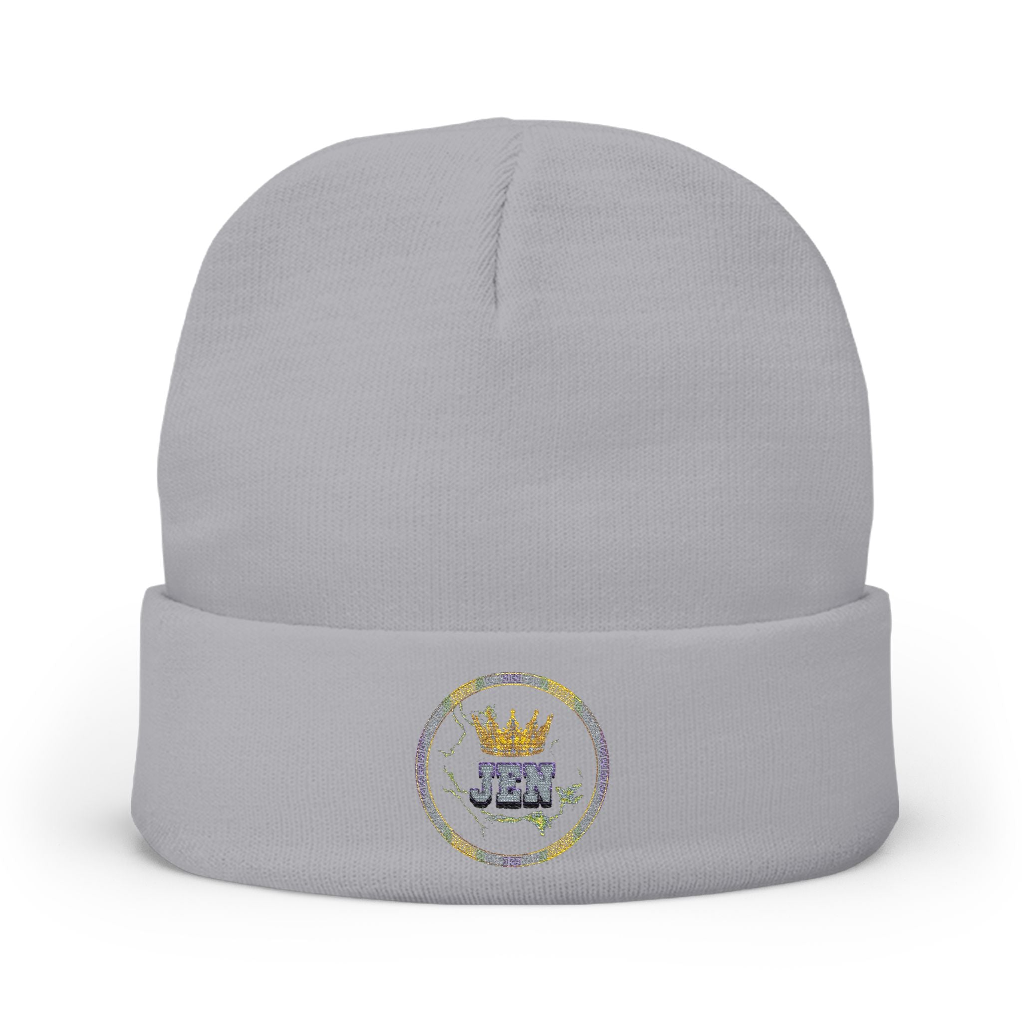 K1ng_Jen Beanie Hat Logo 1