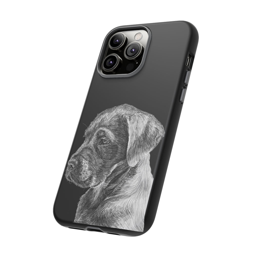 Custom Phone Case for Dog Lovers, Tough Cases with Labrador Design, Pet Owner Gift, Personalized Phone Cover, Animal Art Case