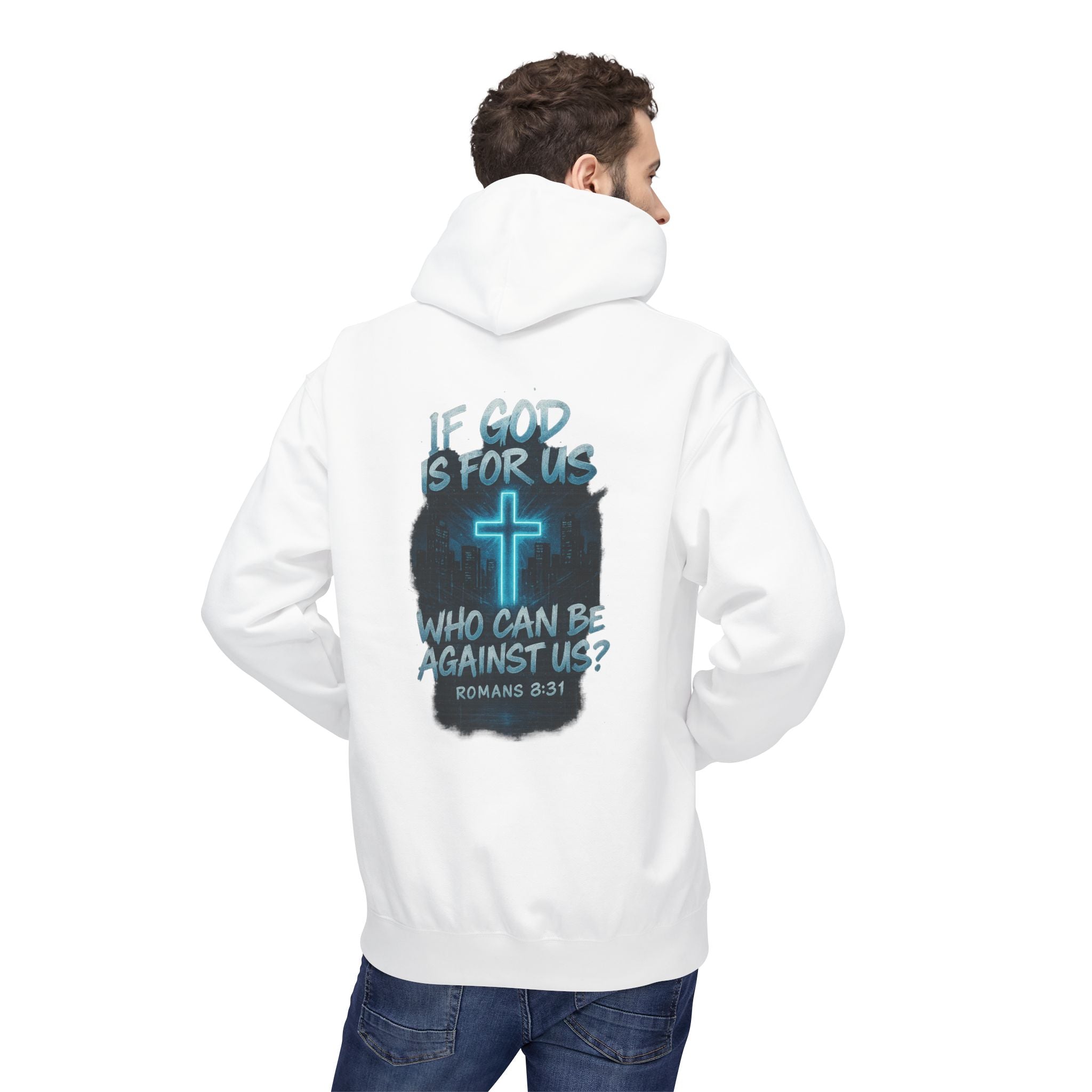 Garments of the Bible Unisex Hoodie (Romans 8:31)