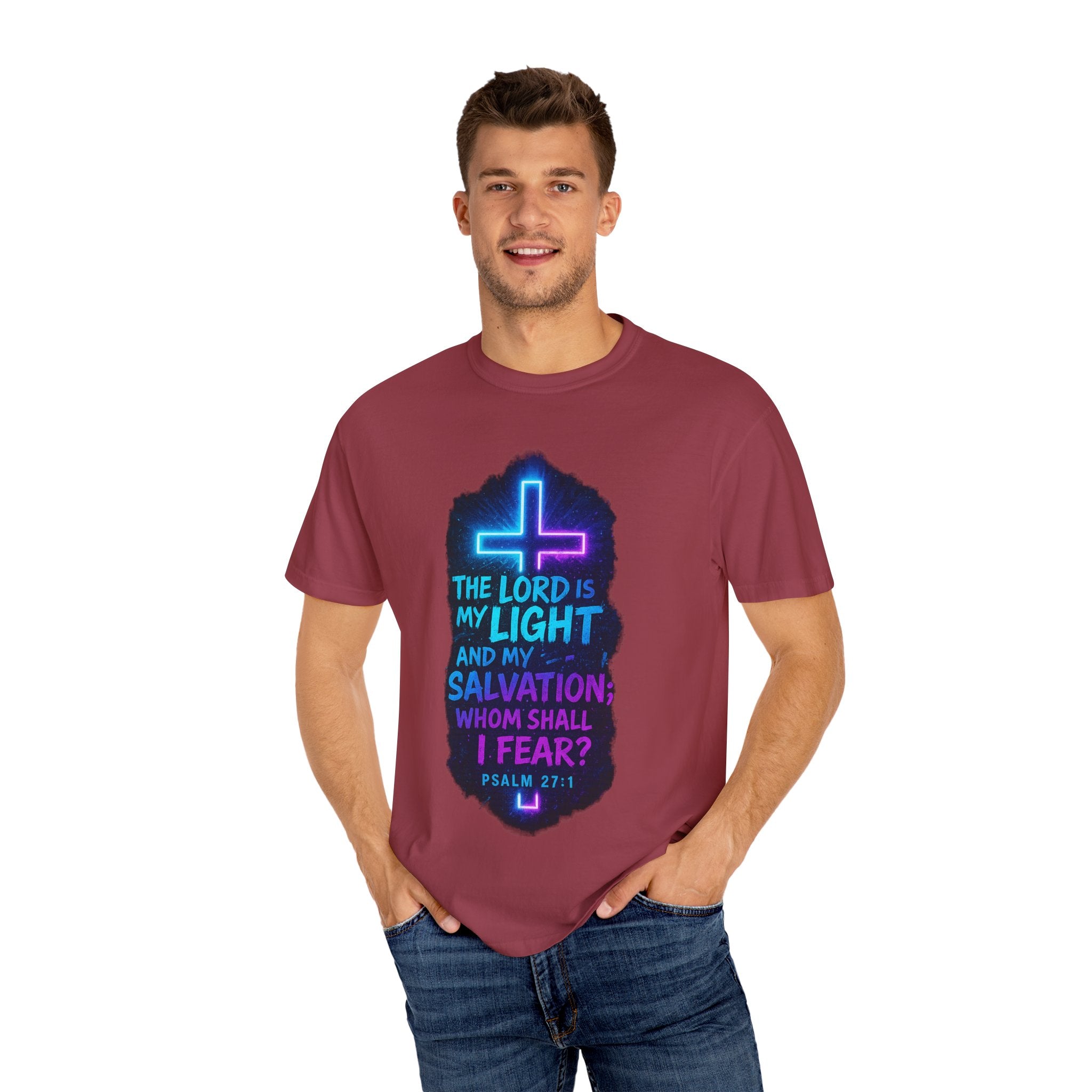 Garments of the Bible Unisex T-shirt Psalm 27:1