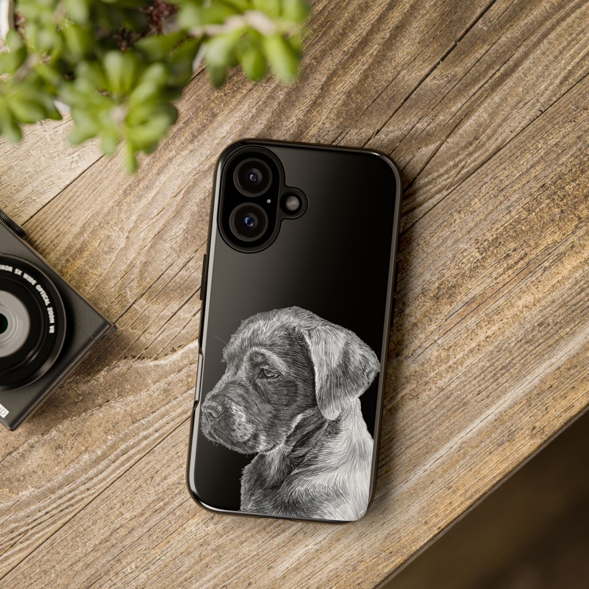 Custom Phone Case for Dog Lovers, Tough Cases with Labrador Design, Pet Owner Gift, Personalized Phone Cover, Animal Art Case