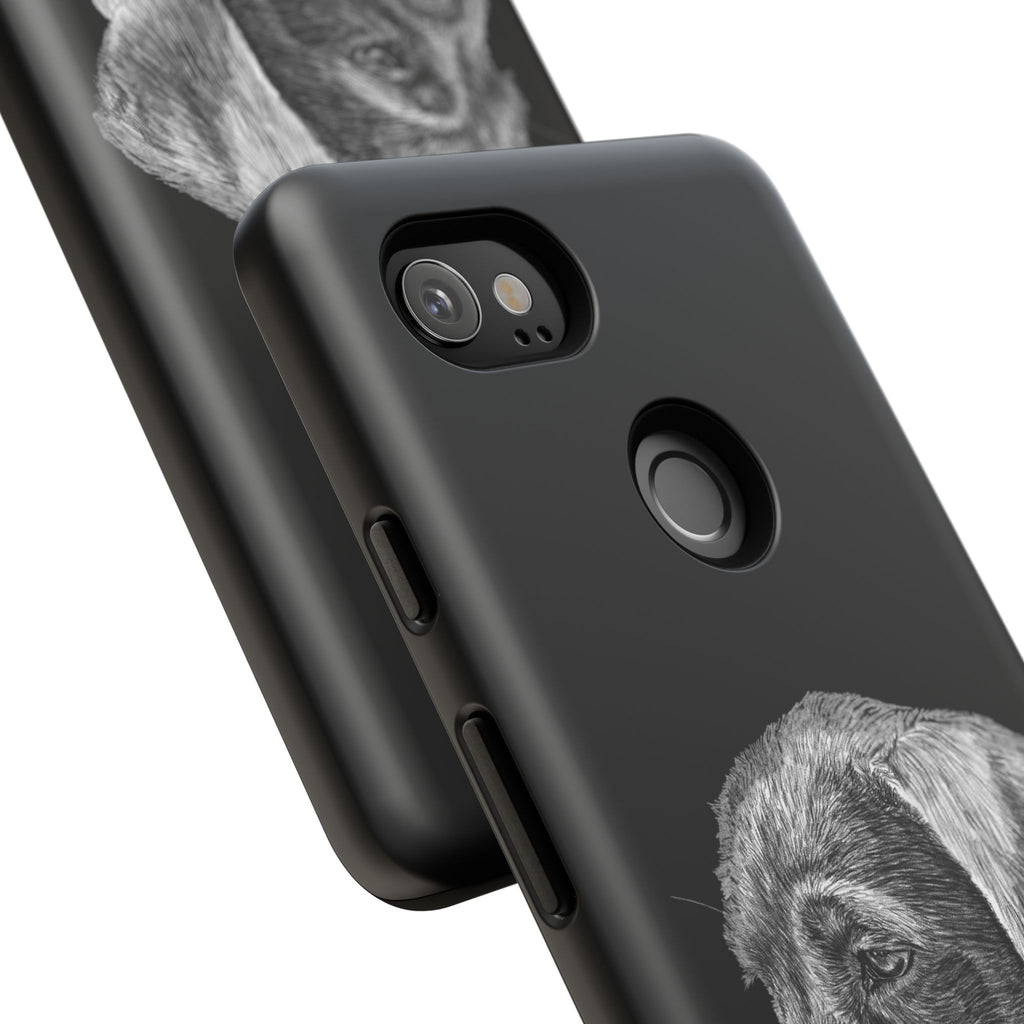 Custom Phone Case for Dog Lovers, Tough Cases with Labrador Design, Pet Owner Gift, Personalized Phone Cover, Animal Art Case