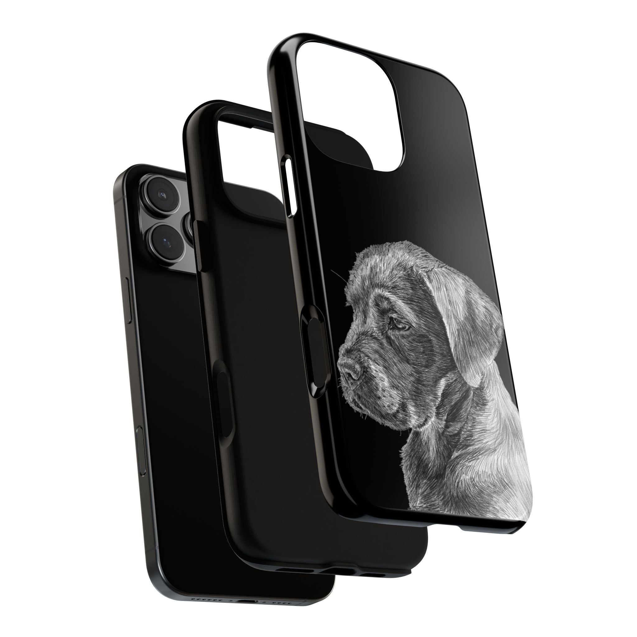 Custom Phone Case for Dog Lovers, Tough Cases with Labrador Design, Pet Owner Gift, Personalized Phone Cover, Animal Art Case