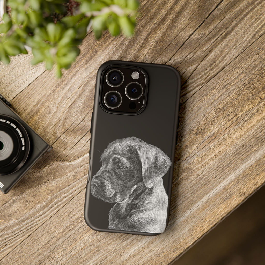 Custom Phone Case for Dog Lovers, Tough Cases with Labrador Design, Pet Owner Gift, Personalized Phone Cover, Animal Art Case