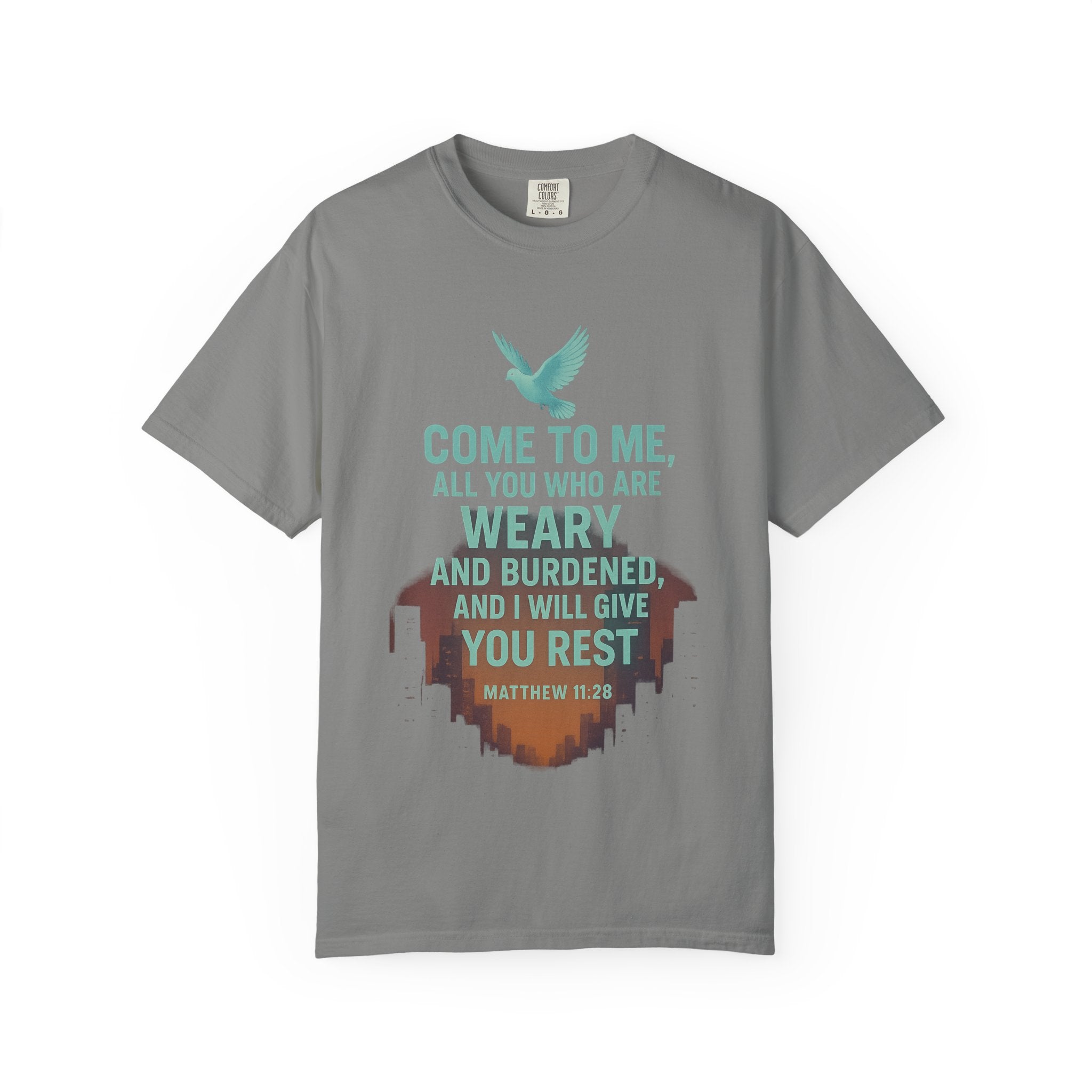 Garments of the Bible Unisex T-shirt Matthew 11:28