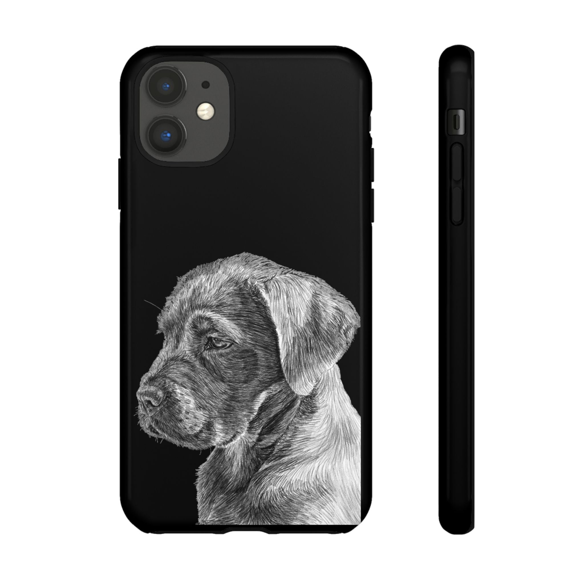 Custom Phone Case for Dog Lovers, Tough Cases with Labrador Design, Pet Owner Gift, Personalized Phone Cover, Animal Art Case