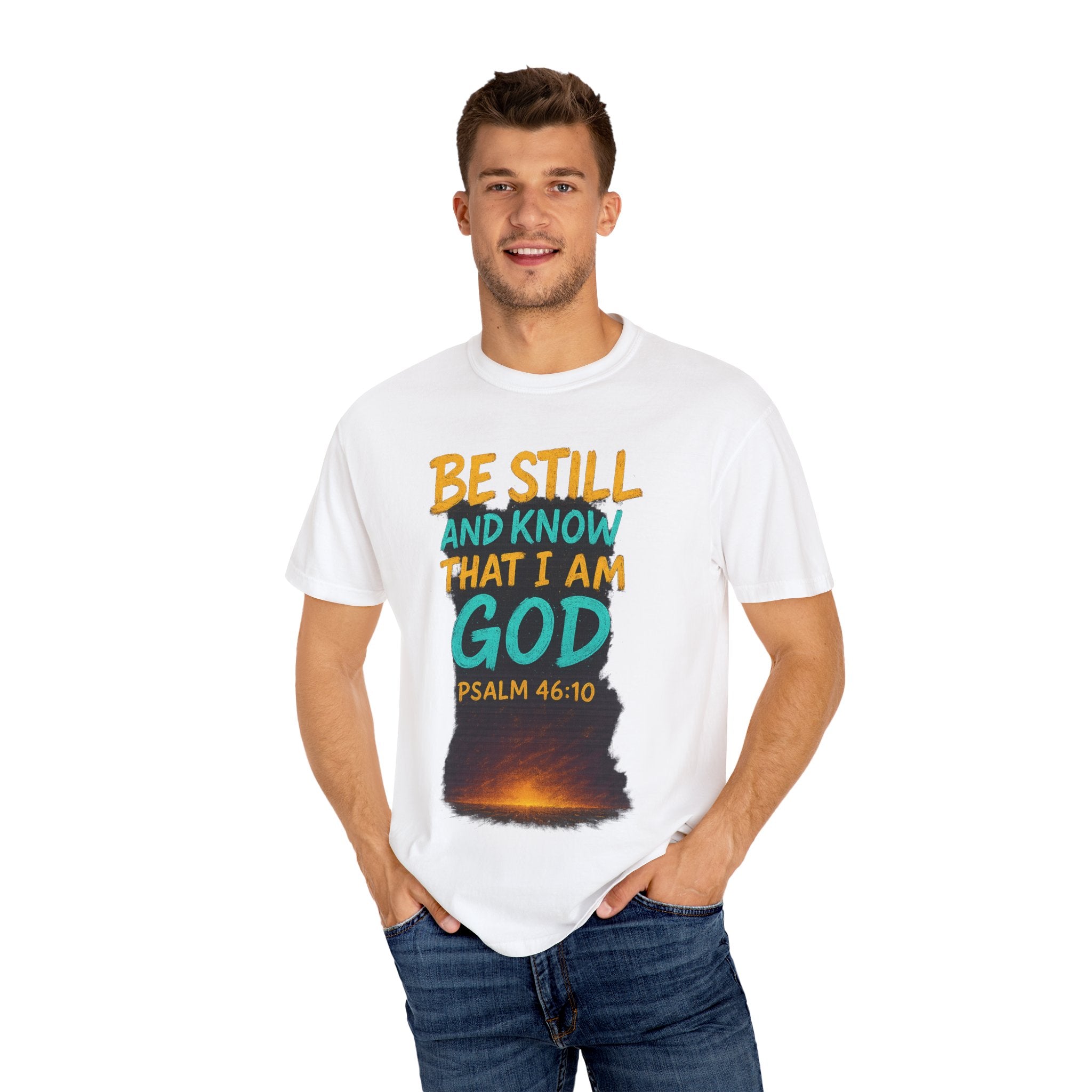 Garments of the Bible Unisex T-shirt Psalms 46:10