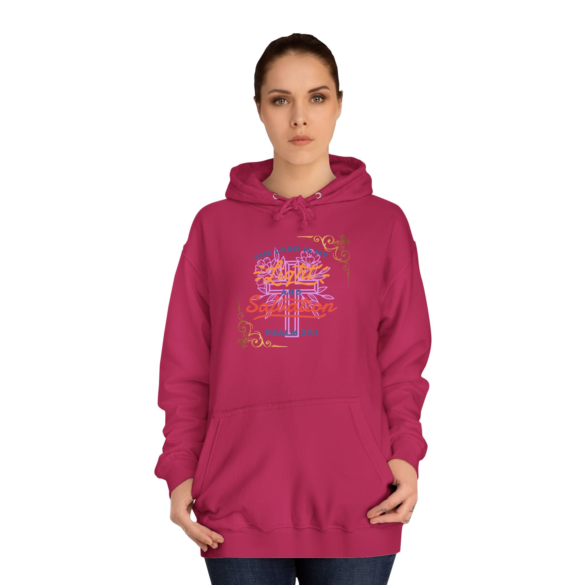 Inspirational Unisex College Hoodie, Motivational Sweatshirt, Faith-based [...]