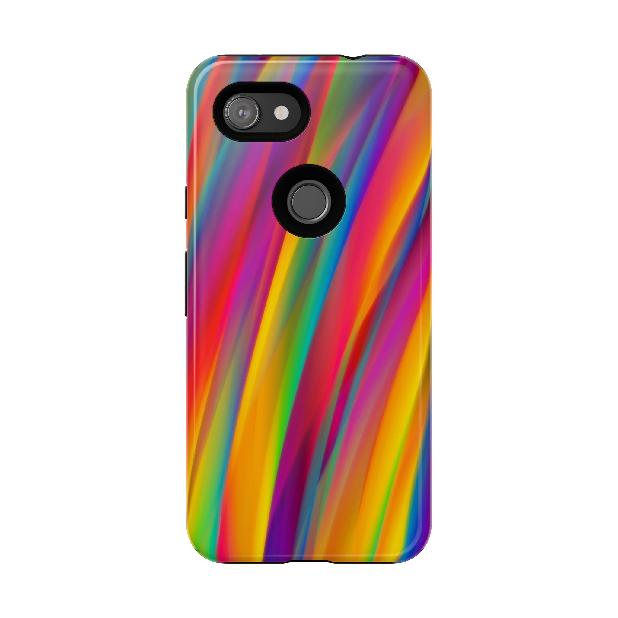 Vibrant Tough Phone Case, Colorful Phone Protection, Artistic Cell Cover, Gift for Gamers, Fun Tech Accessory, Pride Celebration