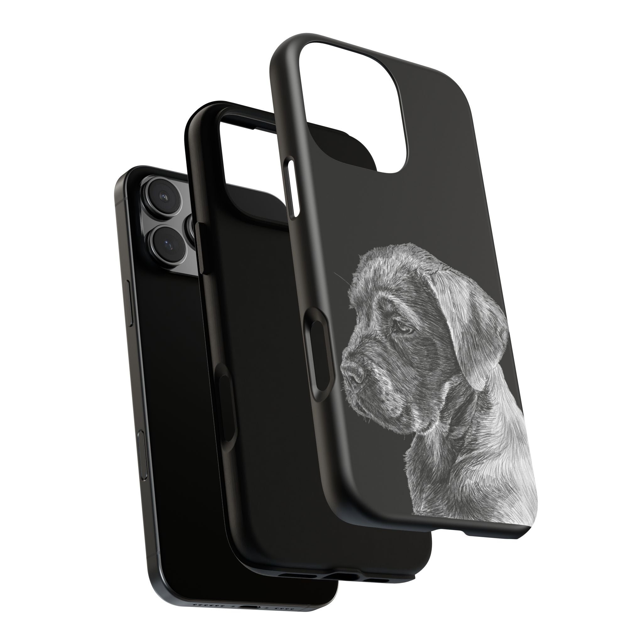 Custom Phone Case for Dog Lovers, Tough Cases with Labrador Design, Pet Owner Gift, Personalized Phone Cover, Animal Art Case