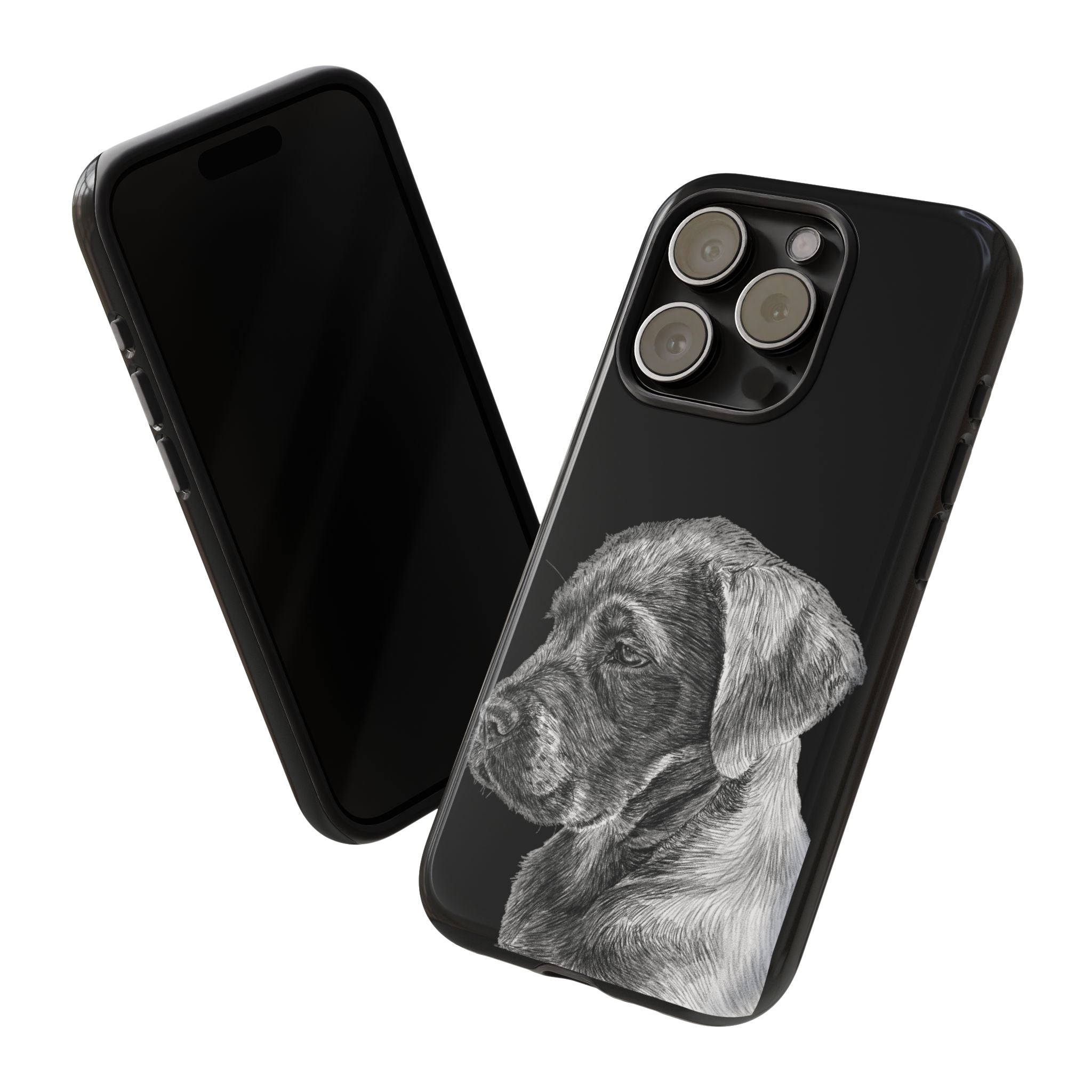 Custom Phone Case for Dog Lovers, Tough Cases with Labrador Design, Pet Owner Gift, Personalized Phone Cover, Animal Art Case