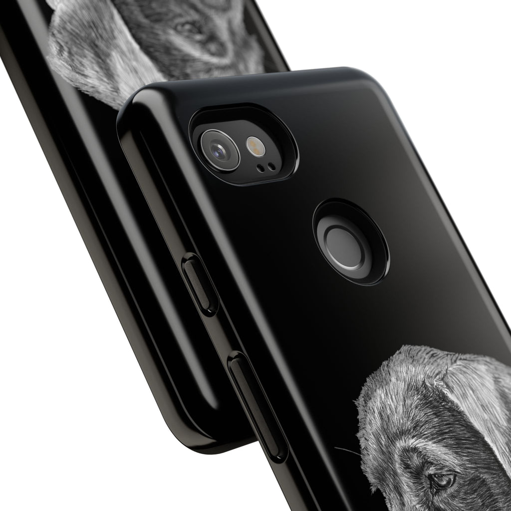Custom Phone Case for Dog Lovers, Tough Cases with Labrador Design, Pet Owner Gift, Personalized Phone Cover, Animal Art Case