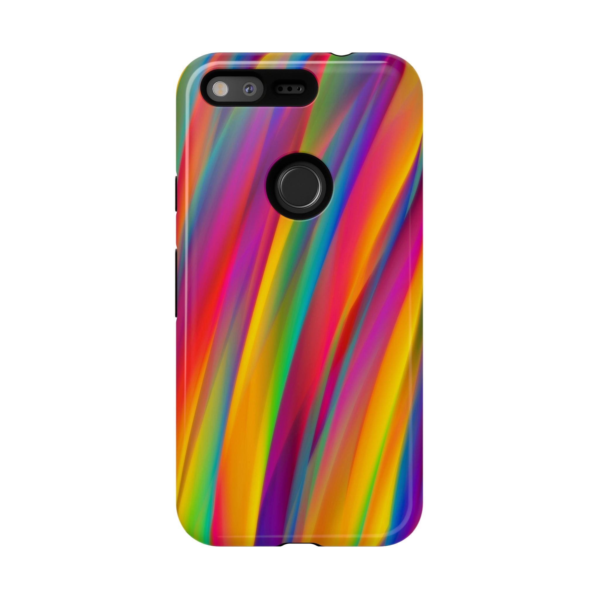 Vibrant Tough Phone Case, Colorful Phone Protection, Artistic Cell Cover, Gift for Gamers, Fun Tech Accessory, Pride Celebration
