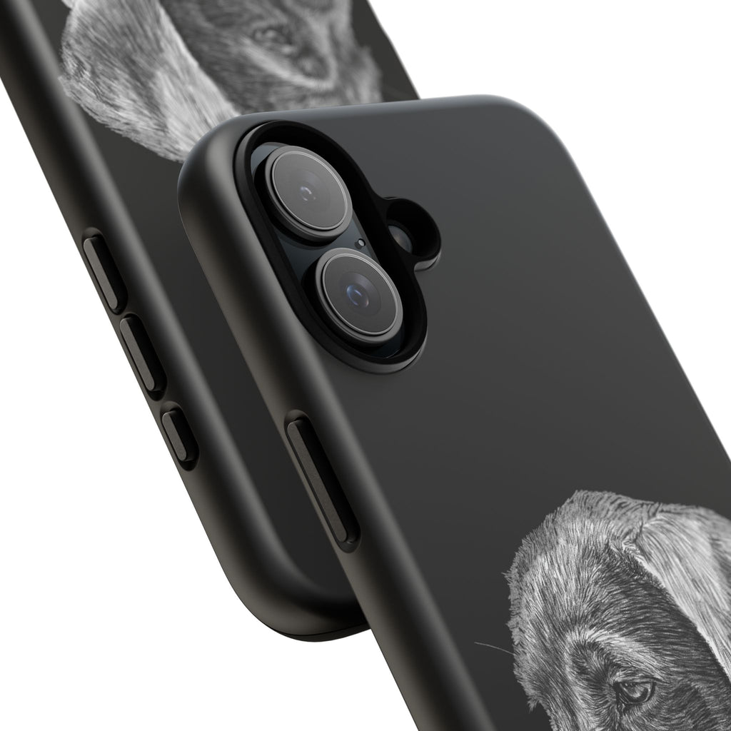 Custom Phone Case for Dog Lovers, Tough Cases with Labrador Design, Pet Owner Gift, Personalized Phone Cover, Animal Art Case