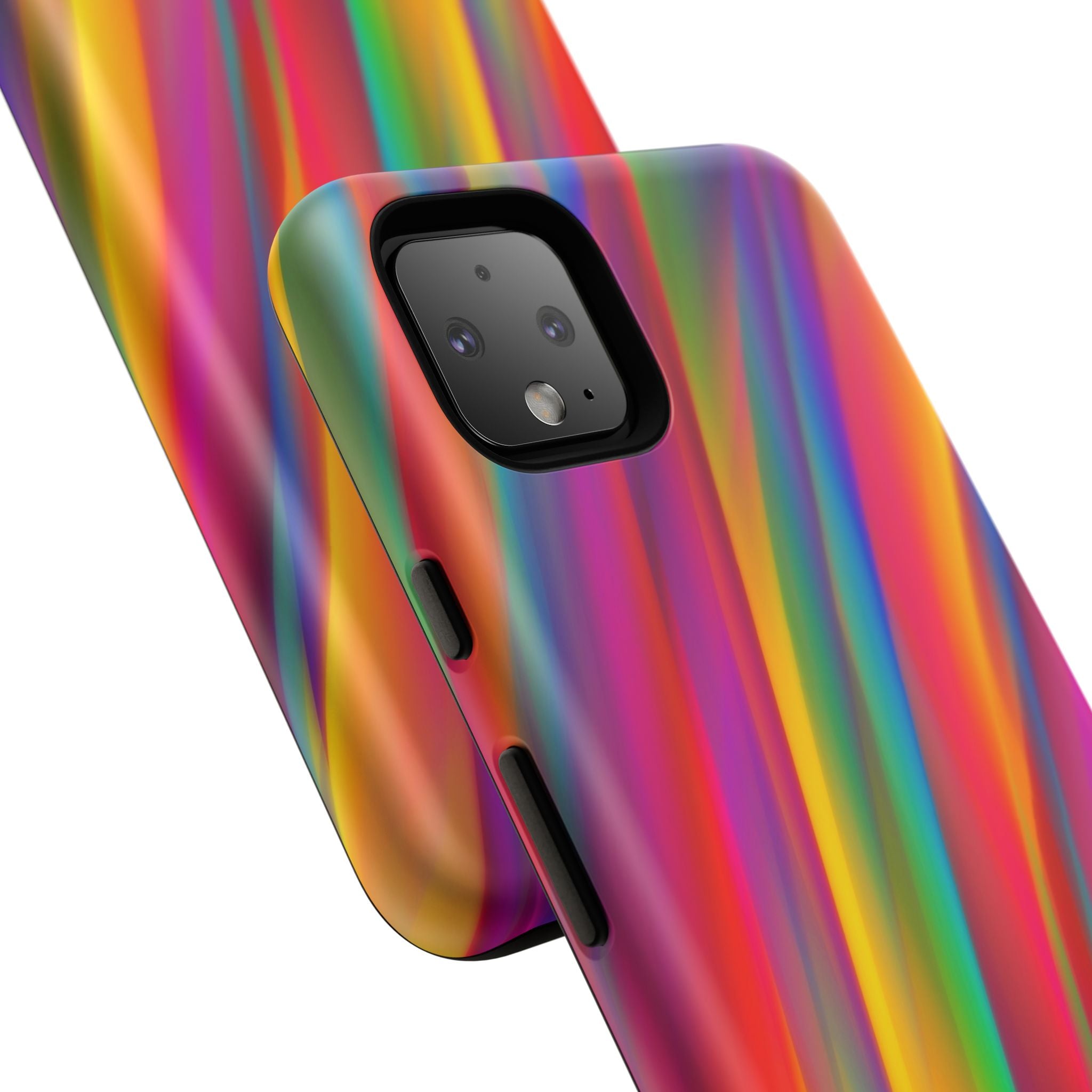 Vibrant Tough Phone Case, Colorful Phone Protection, Artistic Cell Cover, Gift for Gamers, Fun Tech Accessory, Pride Celebration