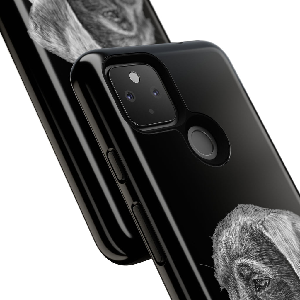 Custom Phone Case for Dog Lovers, Tough Cases with Labrador Design, Pet Owner Gift, Personalized Phone Cover, Animal Art Case
