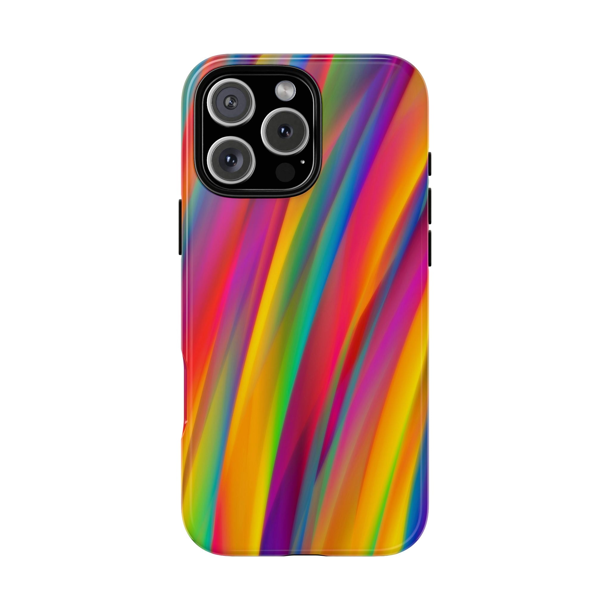 Vibrant Tough Phone Case, Colorful Phone Protection, Artistic Cell Cover, Gift for Gamers, Fun Tech Accessory, Pride Celebration