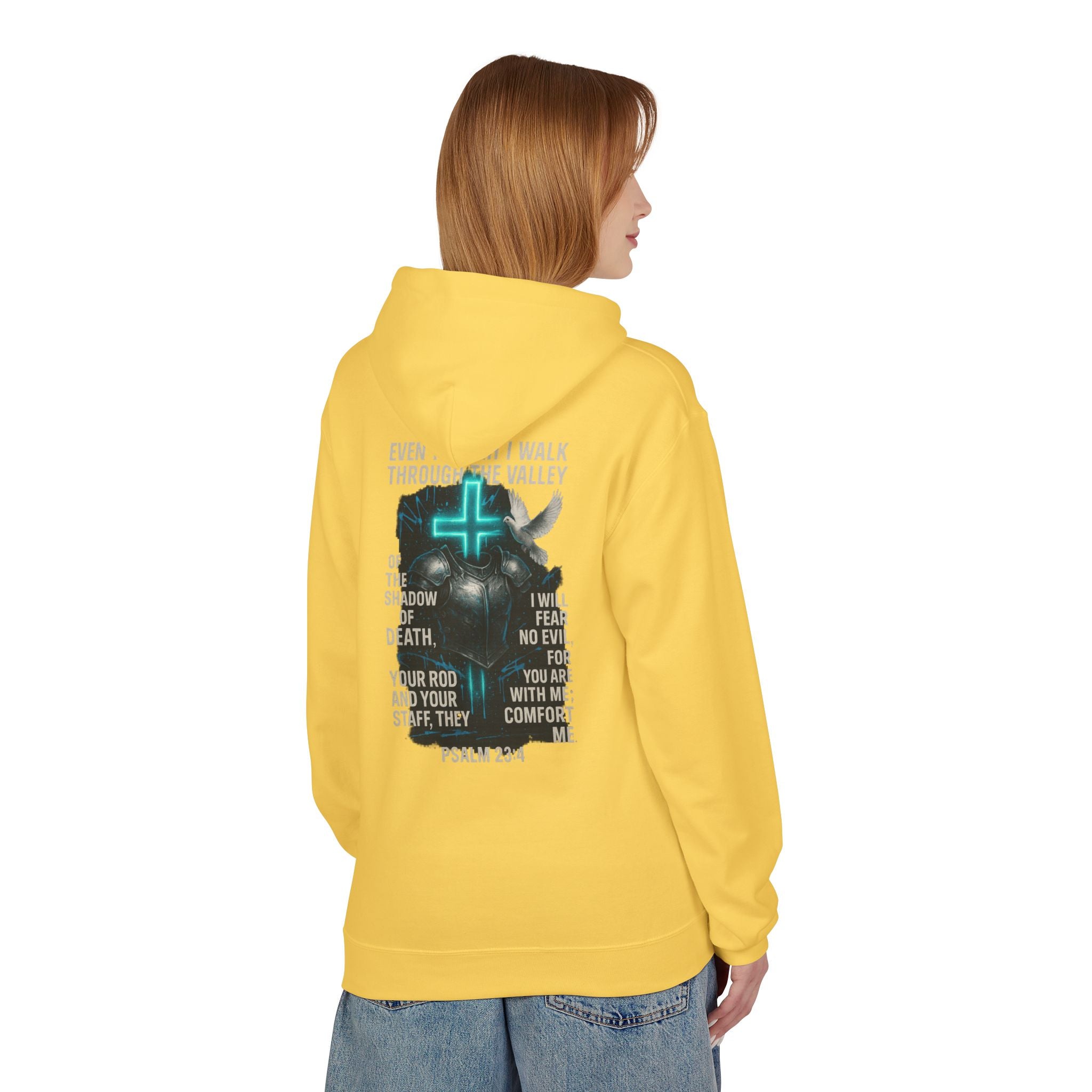 Garments of the Bible Unisex Hoodie Psalm 23:4