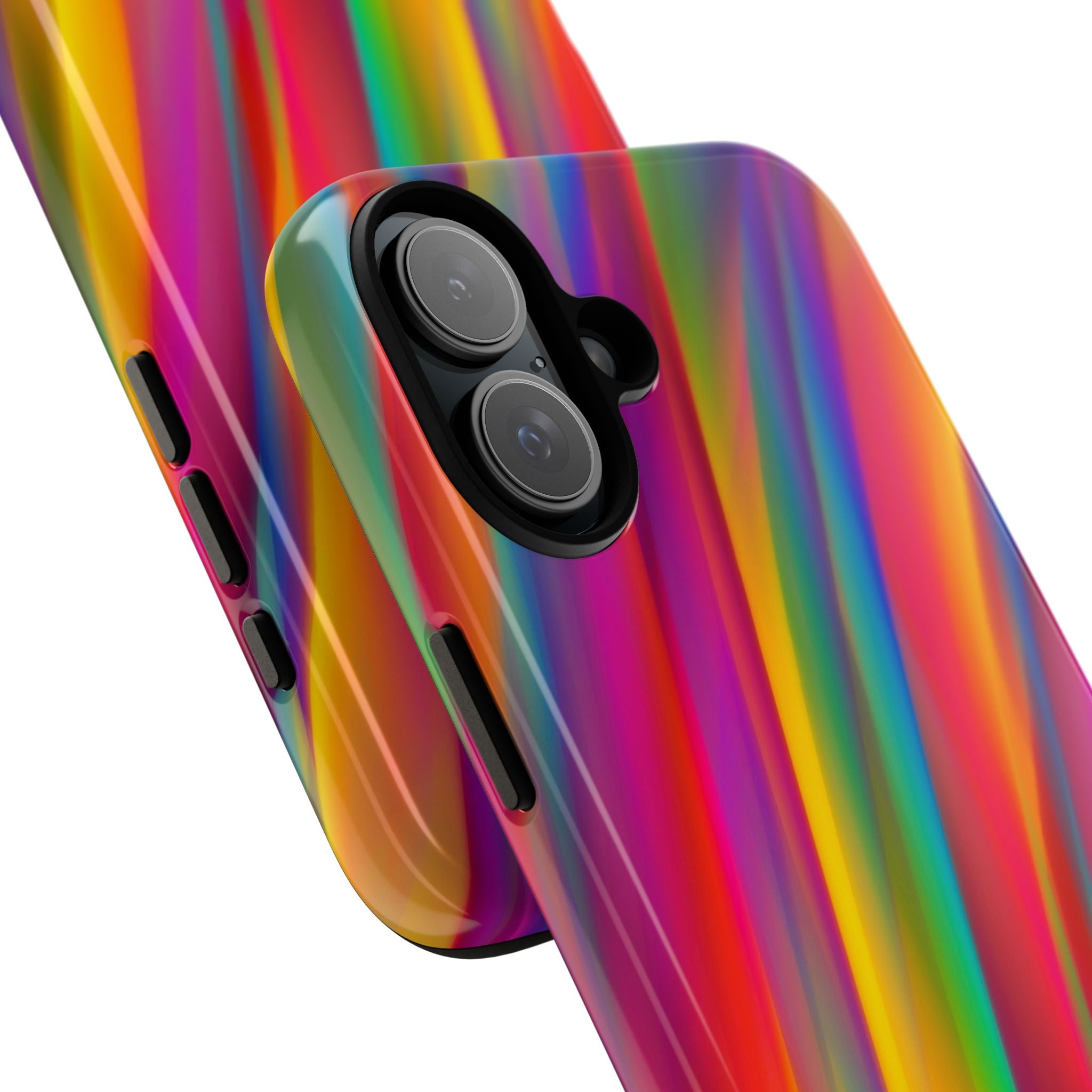 Vibrant Tough Phone Case, Colorful Phone Protection, Artistic Cell Cover, Gift for Gamers, Fun Tech Accessory, Pride Celebration
