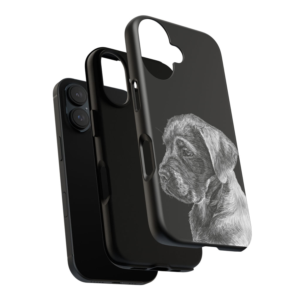 Custom Phone Case for Dog Lovers, Tough Cases with Labrador Design, Pet Owner Gift, Personalized Phone Cover, Animal Art Case