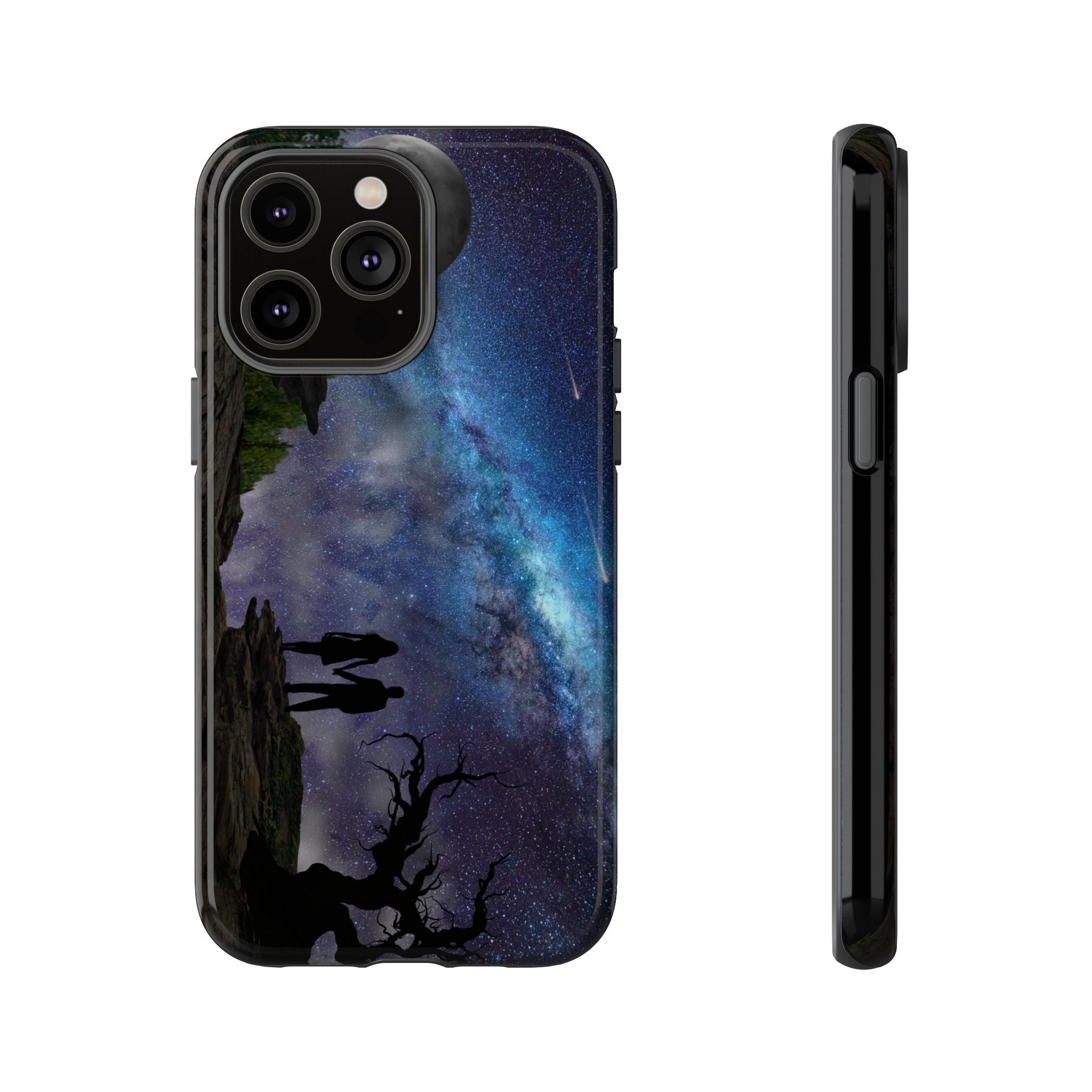 Starlit Galaxy Couples IPhone Case