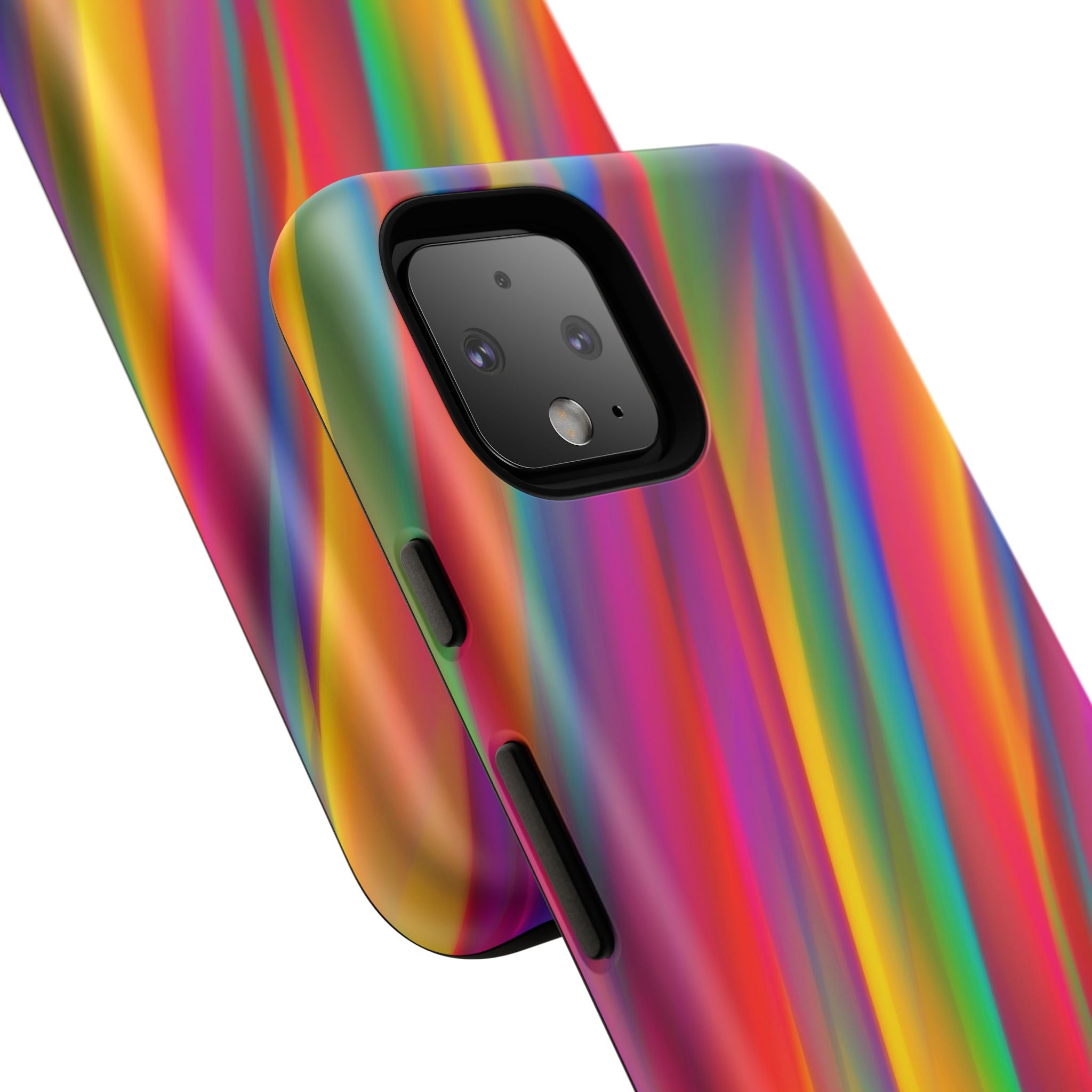 Vibrant Tough Phone Case, Colorful Phone Protection, Artistic Cell Cover, Gift for Gamers, Fun Tech Accessory, Pride Celebration