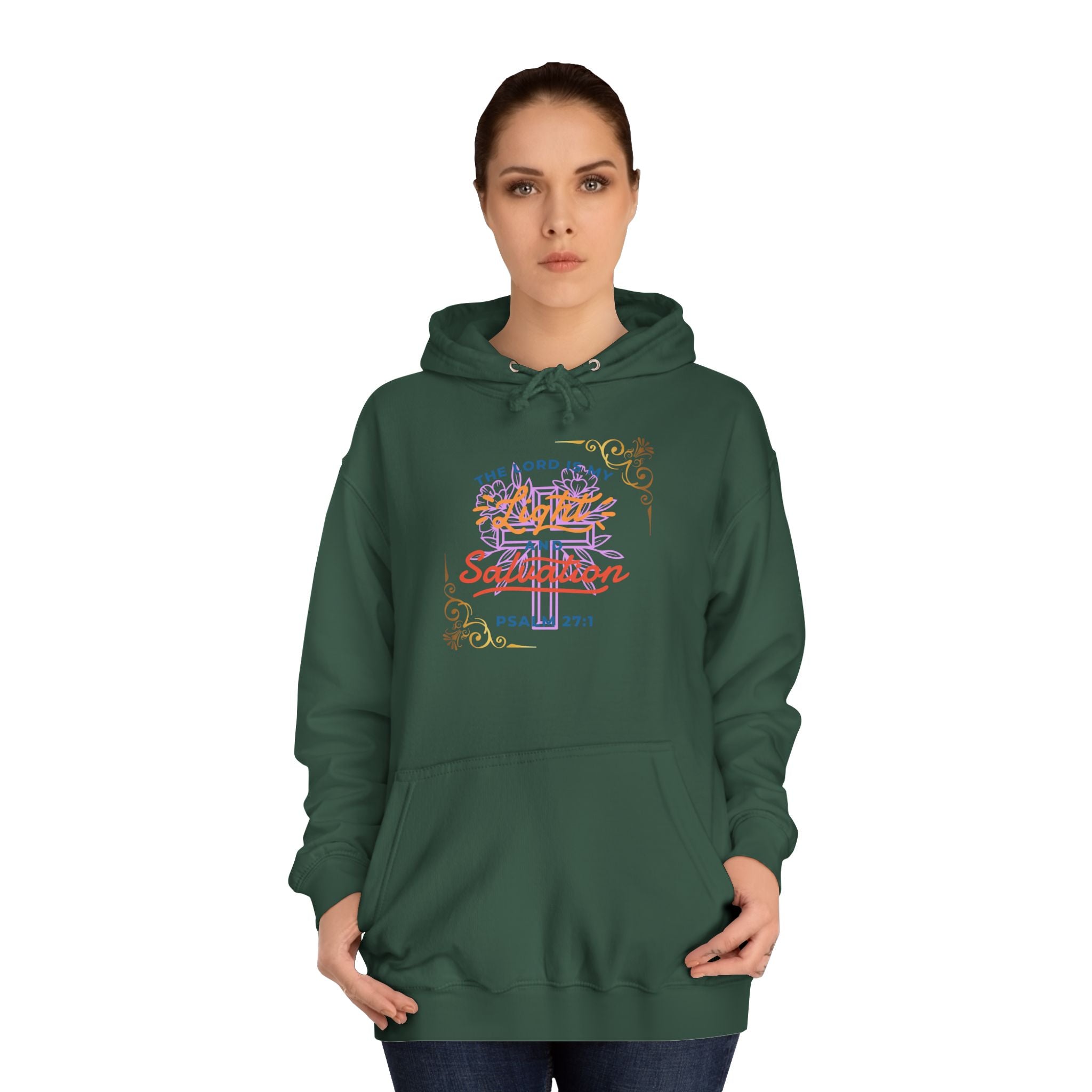Inspirational Unisex College Hoodie, Motivational Sweatshirt, Faith-based [...]