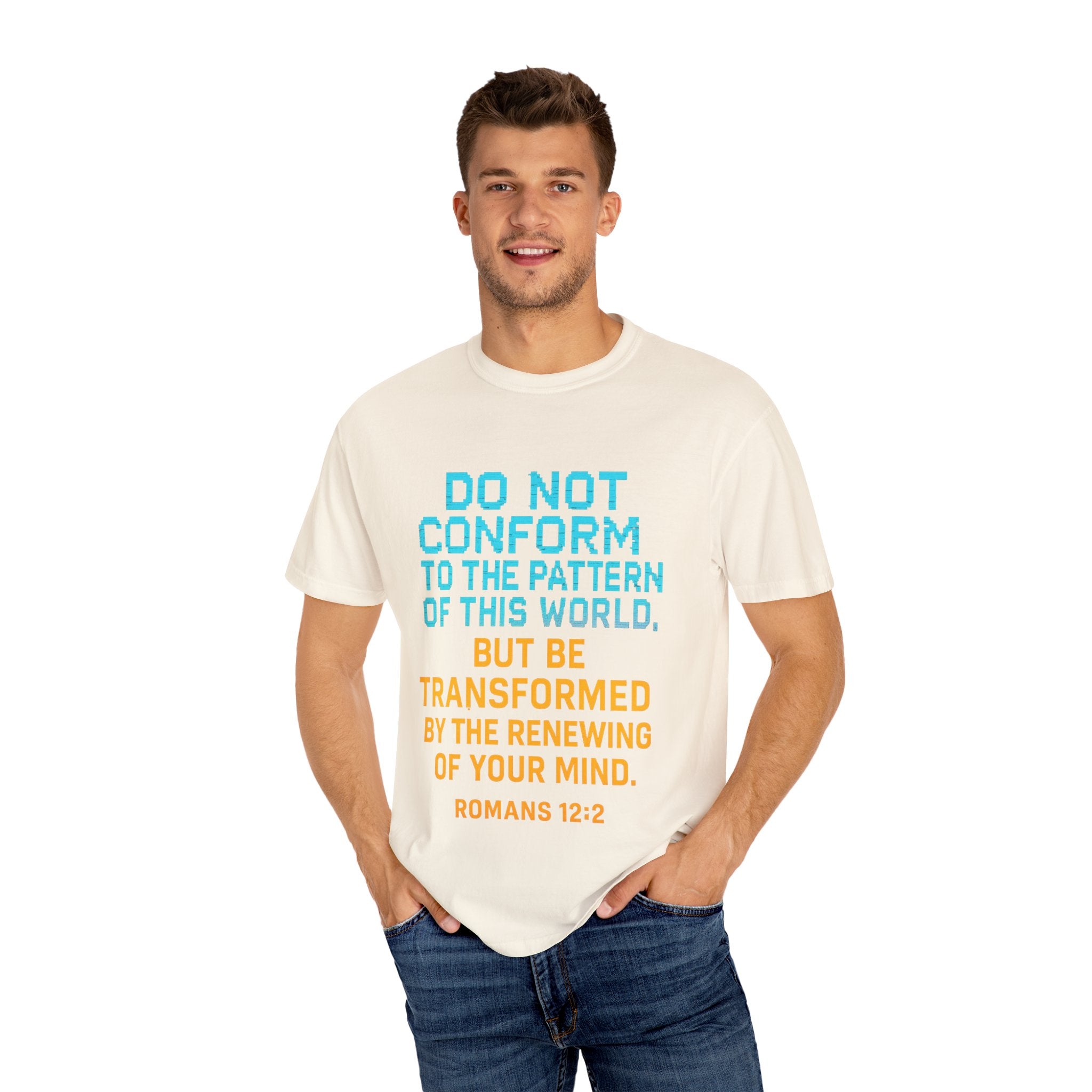 Garments of the Bible Unisex T-shirt Romans 12:2