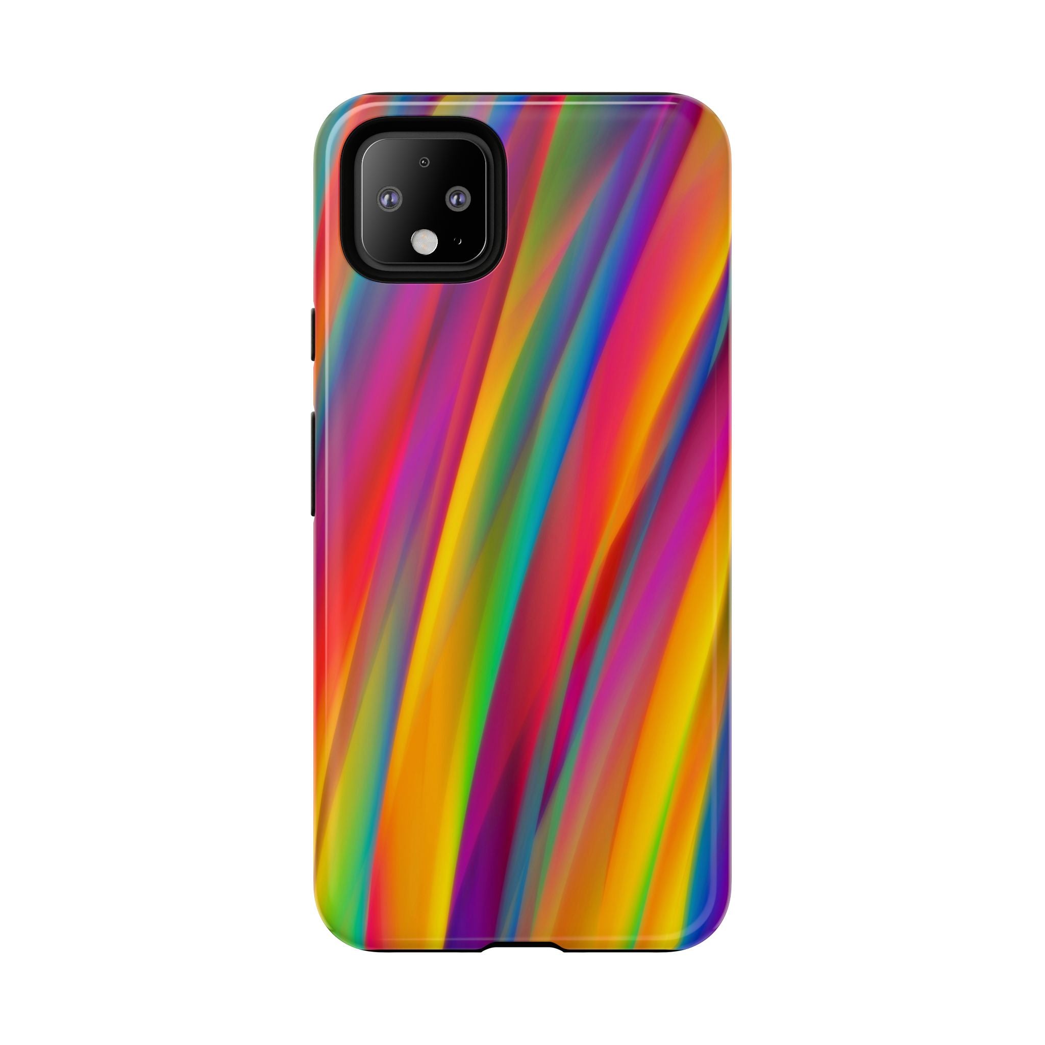 Vibrant Tough Phone Case, Colorful Phone Protection, Artistic Cell Cover, Gift for Gamers, Fun Tech Accessory, Pride Celebration