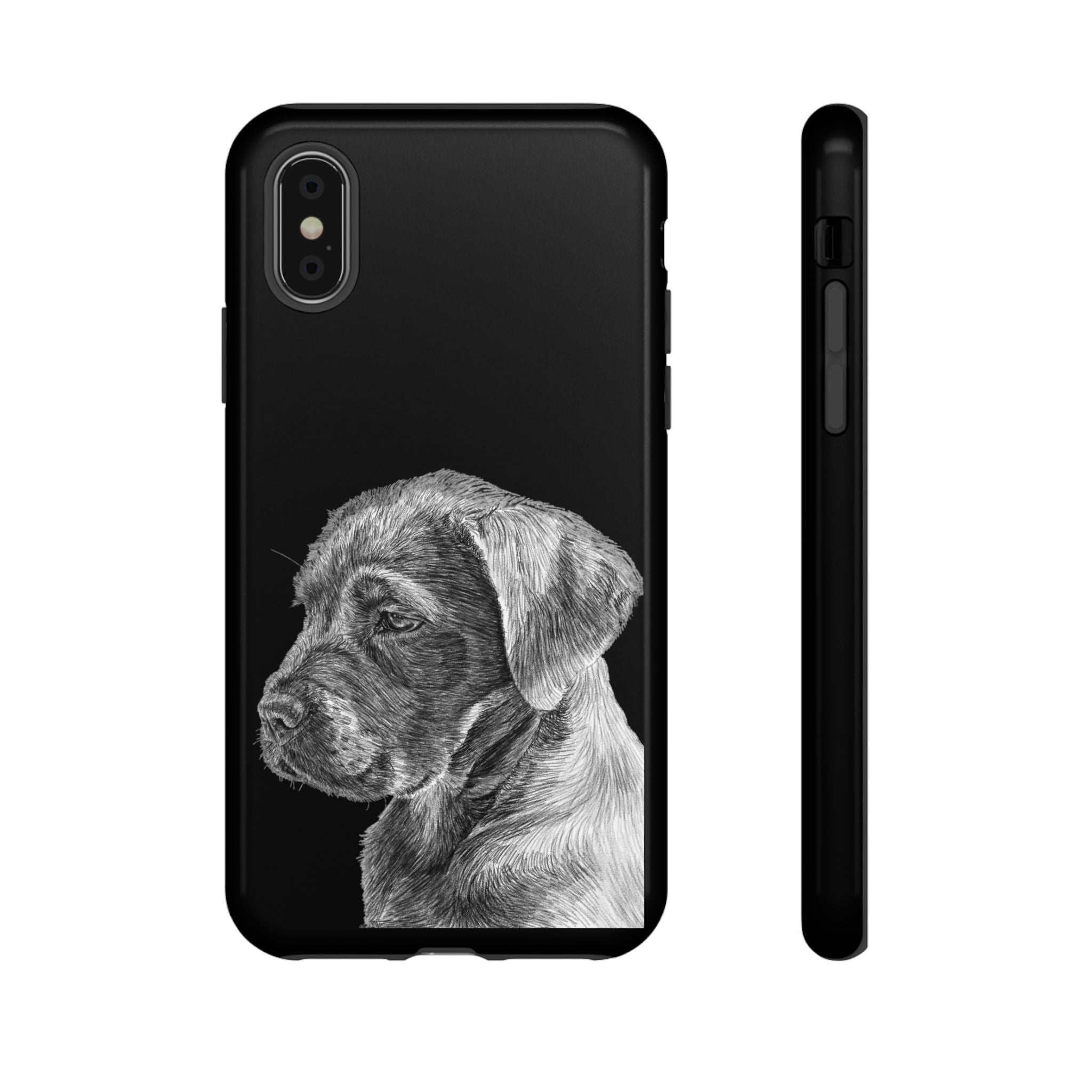 Custom Phone Case for Dog Lovers, Tough Cases with Labrador Design, Pet Owner Gift, Personalized Phone Cover, Animal Art Case