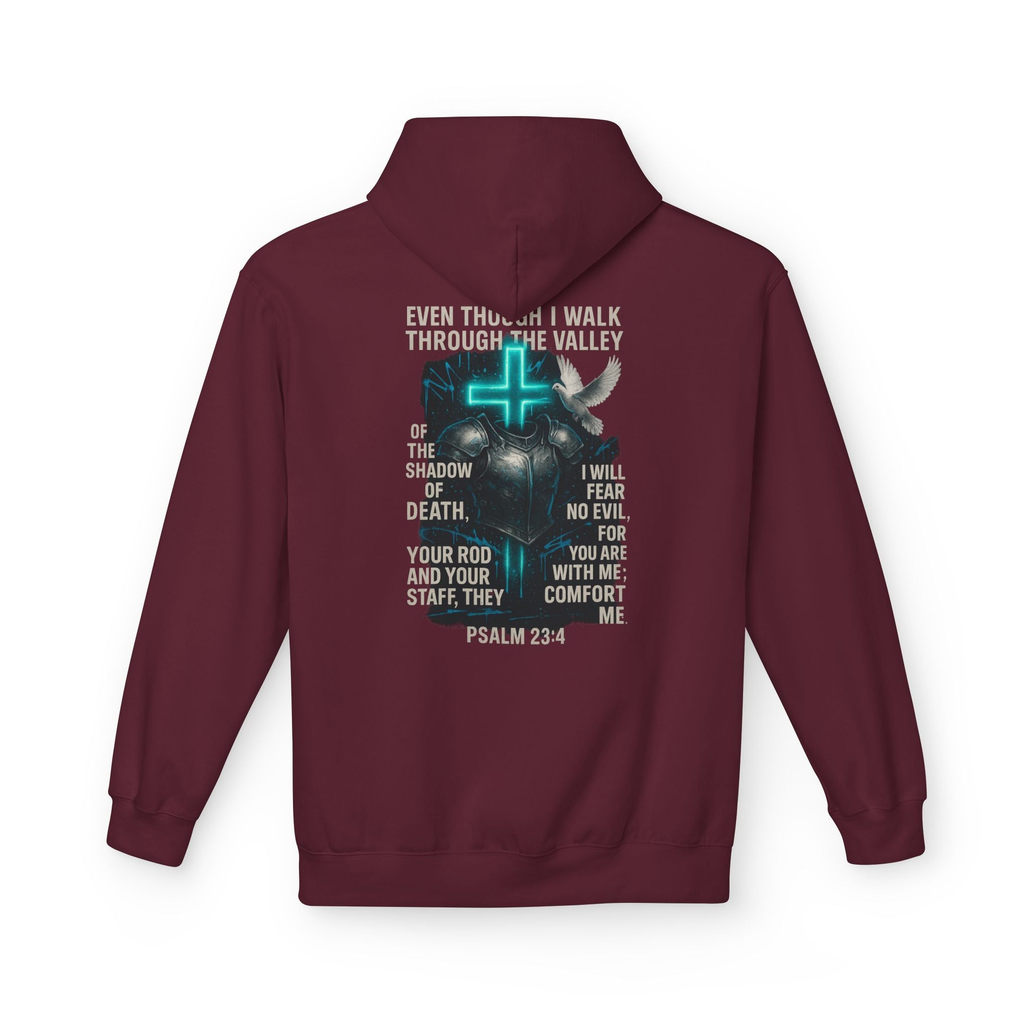 Garments of the Bible Unisex Hoodie Psalm 23:4