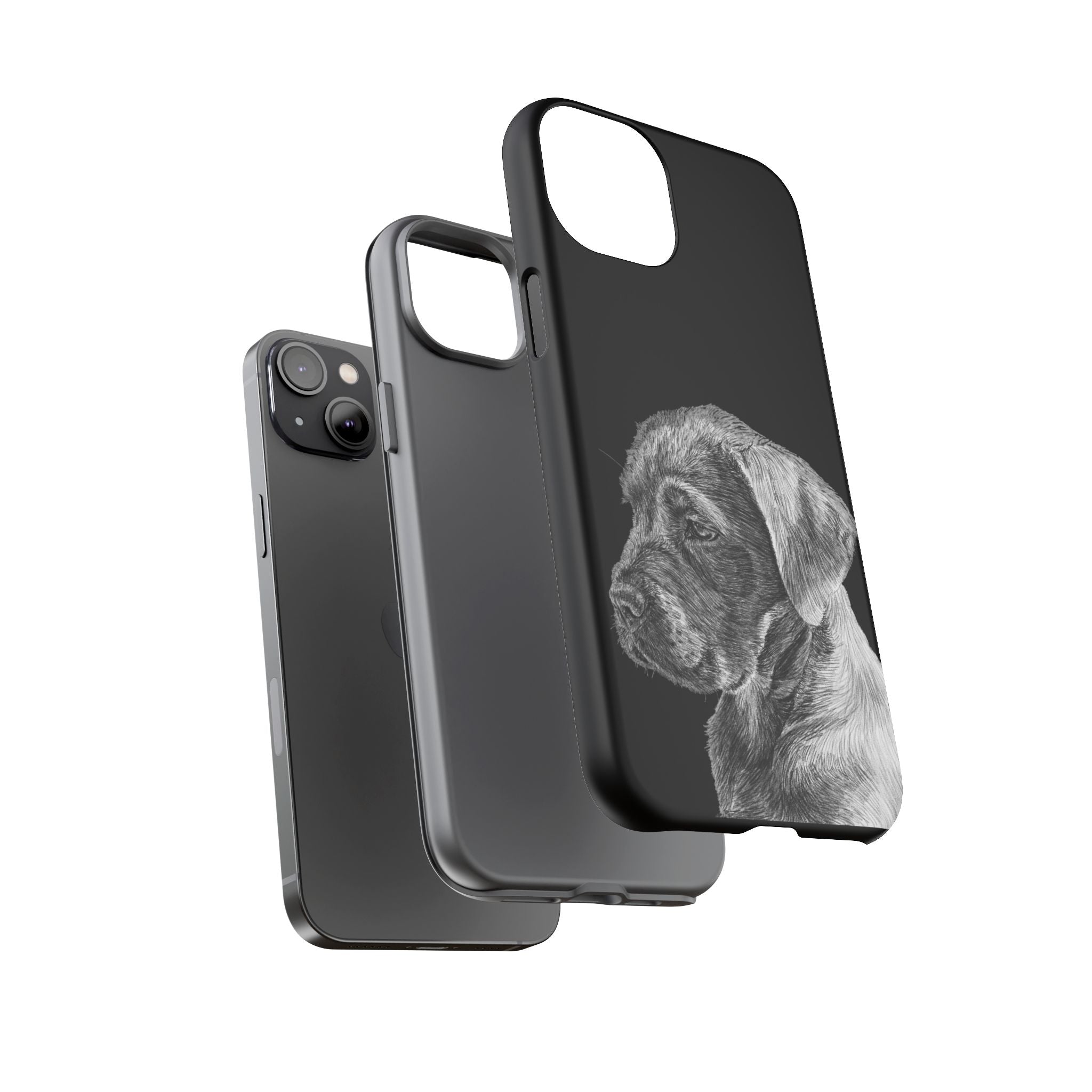 Custom Phone Case for Dog Lovers, Tough Cases with Labrador Design, Pet Owner Gift, Personalized Phone Cover, Animal Art Case