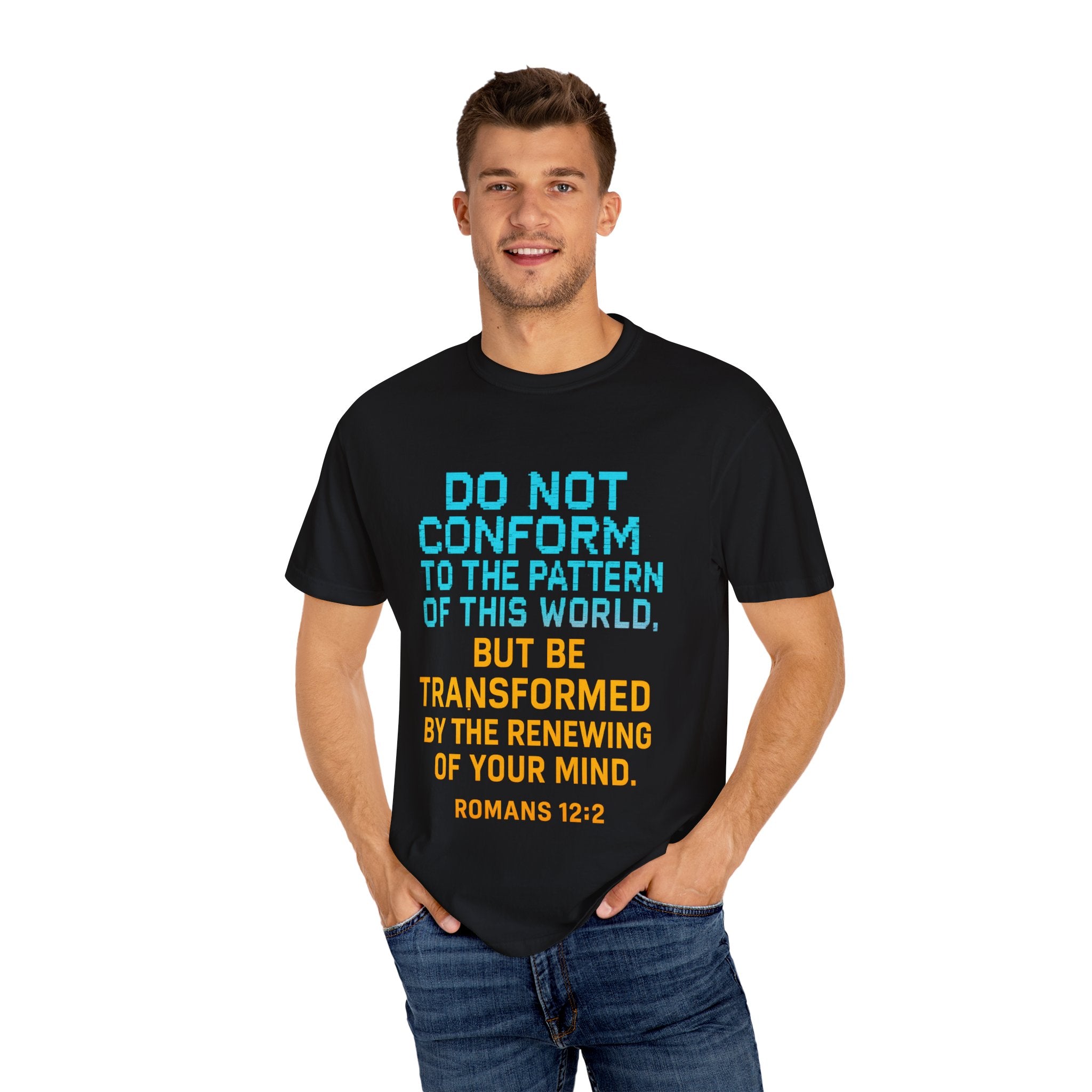 Garments of the Bible Unisex T-shirt Romans 12:2