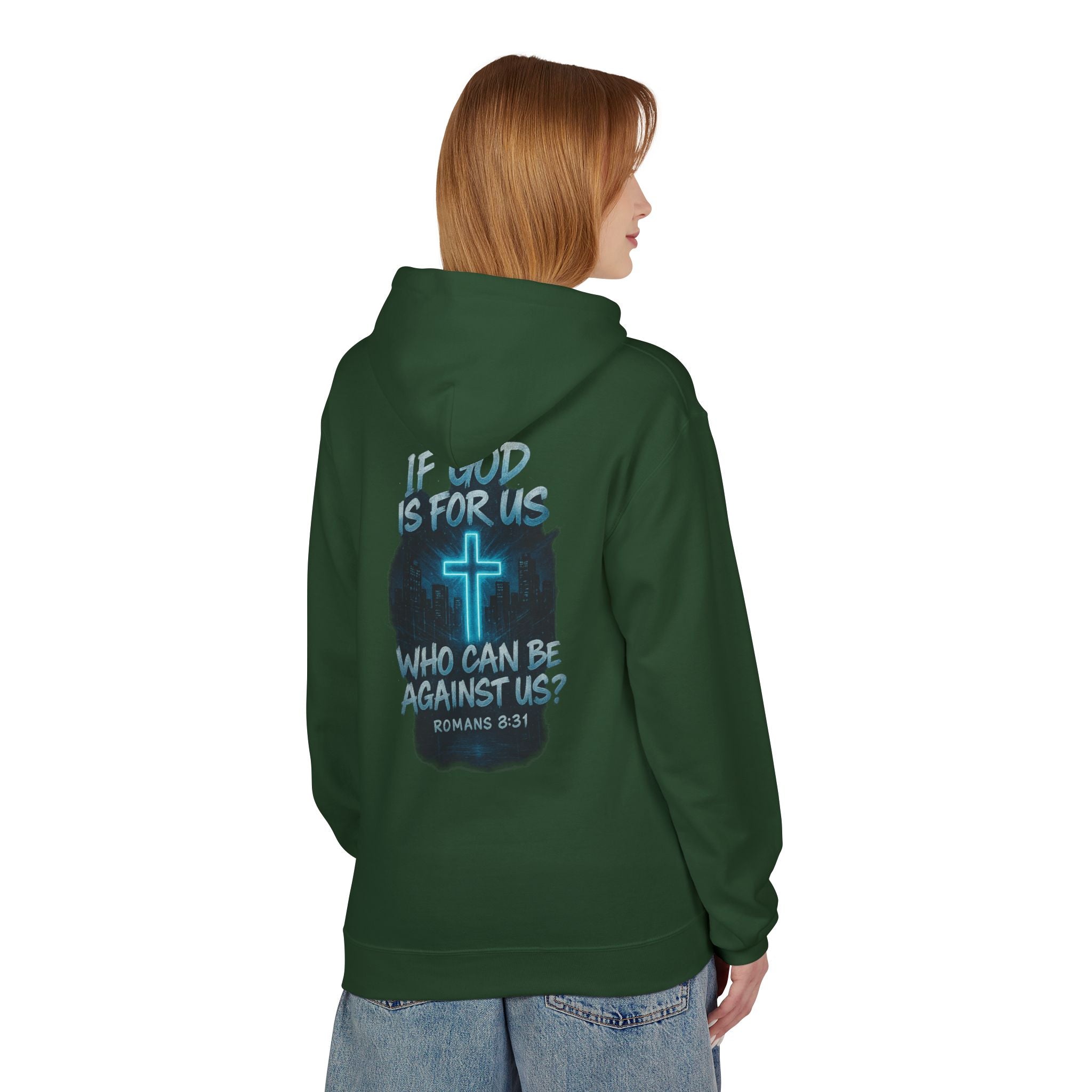 Garments of the Bible Unisex Hoodie (Romans 8:31)