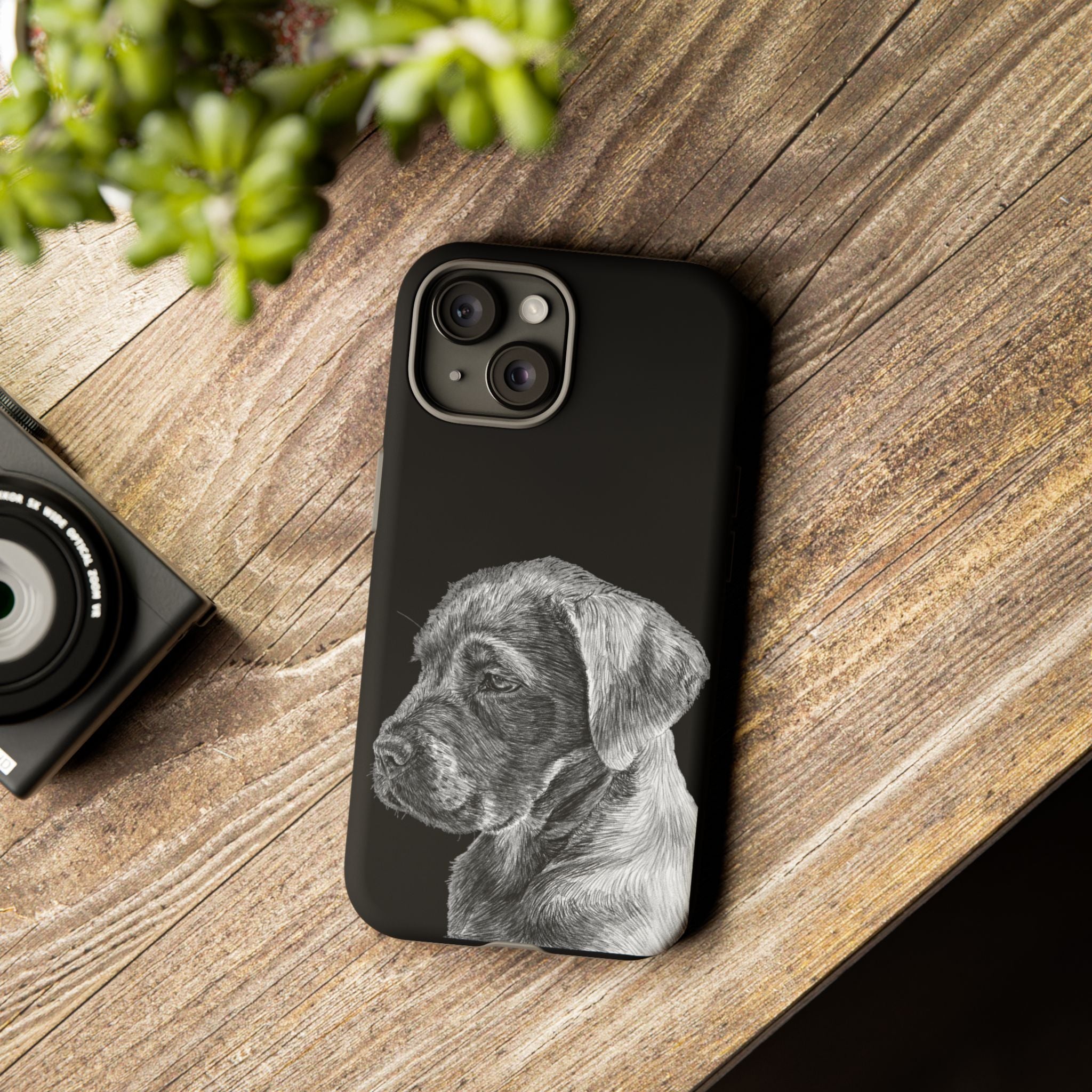Custom Phone Case for Dog Lovers, Tough Cases with Labrador Design, Pet Owner Gift, Personalized Phone Cover, Animal Art Case