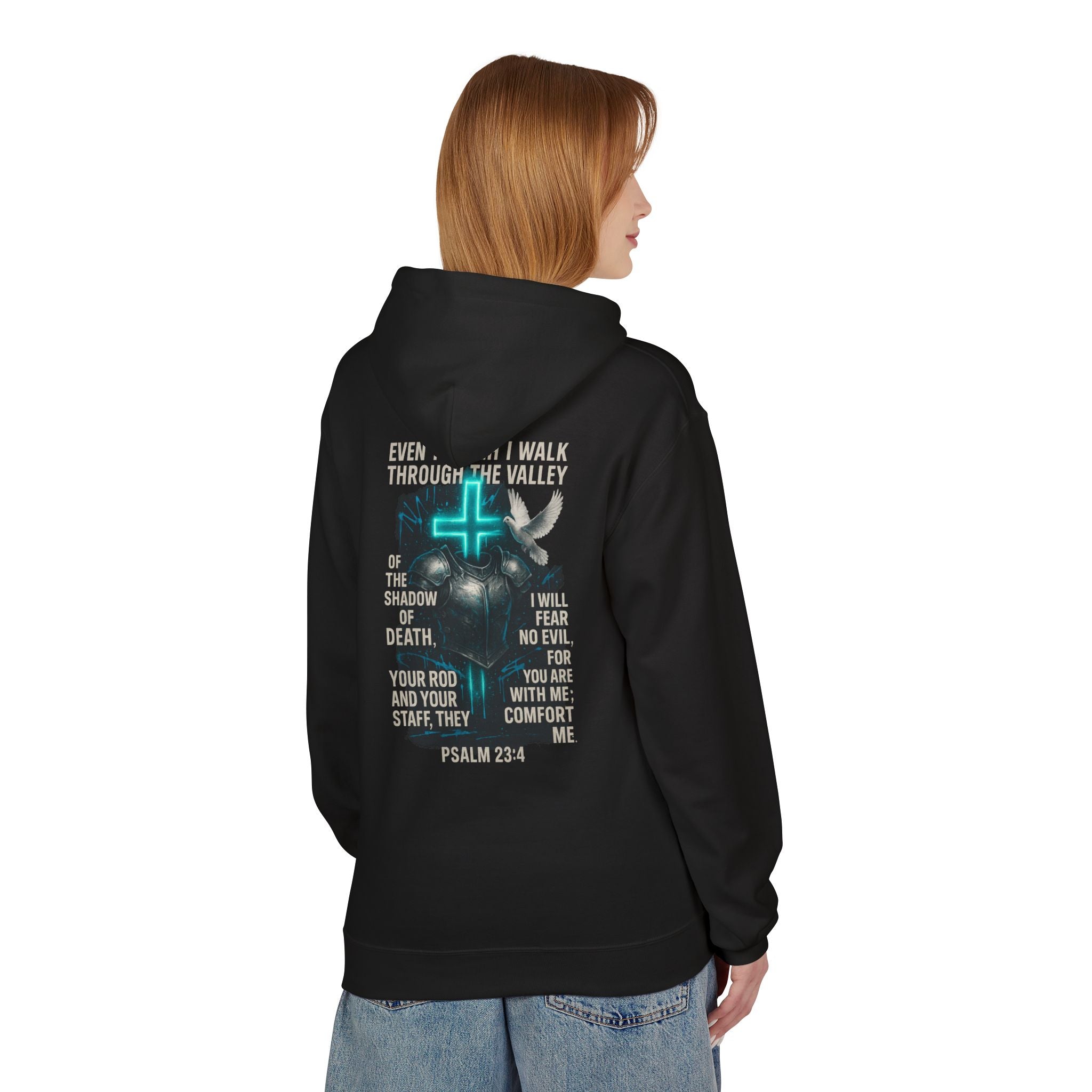 Garments of the Bible Unisex Hoodie Psalm 23:4