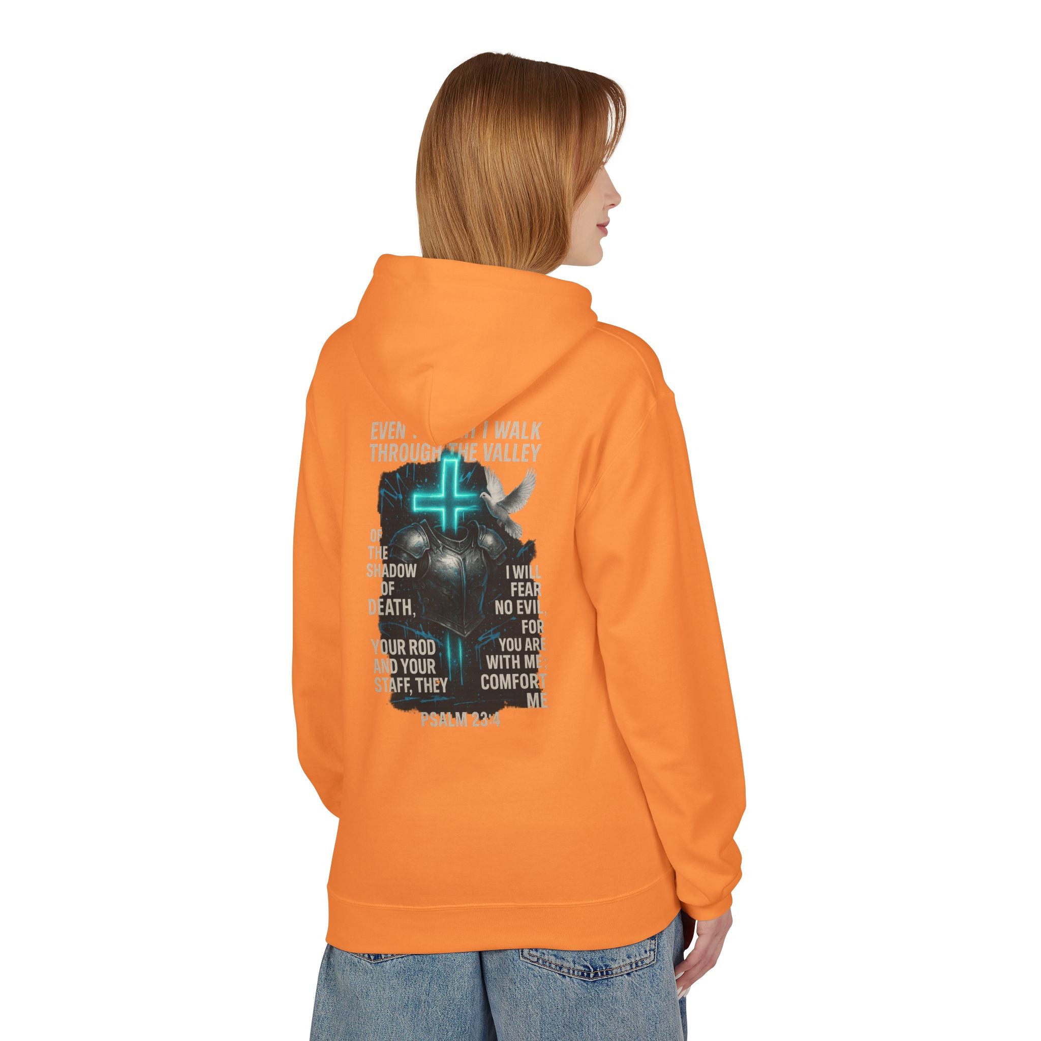 Garments of the Bible Unisex Hoodie Psalm 23:4