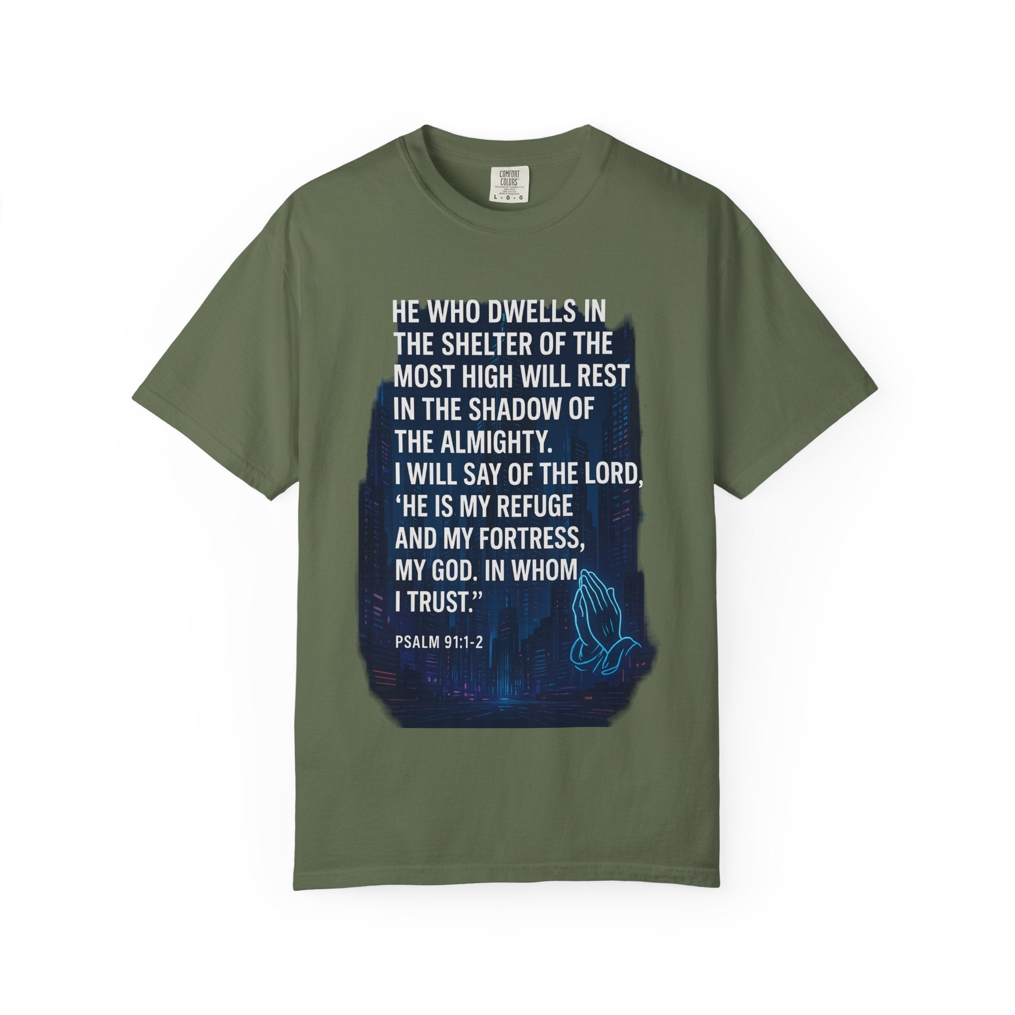 Garments of the Bible Unisex T-shirt Psalm 91:1-2