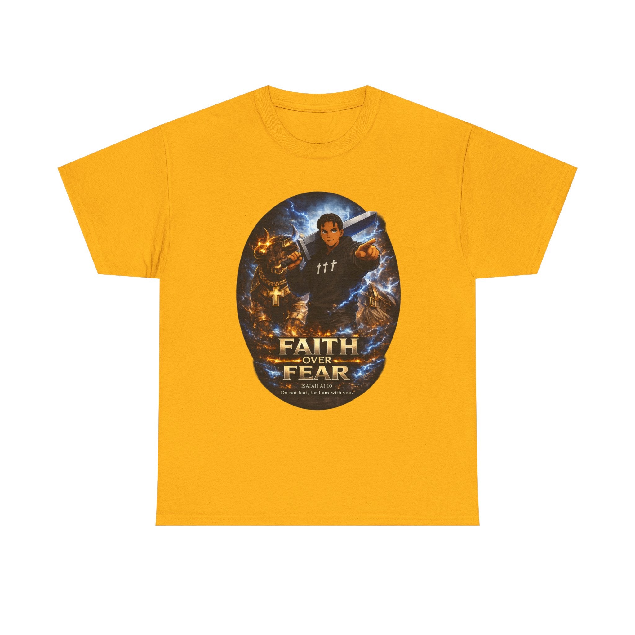 K1ng_Jen x Garments of the Bible T-shirt (Faith Over Fear)
