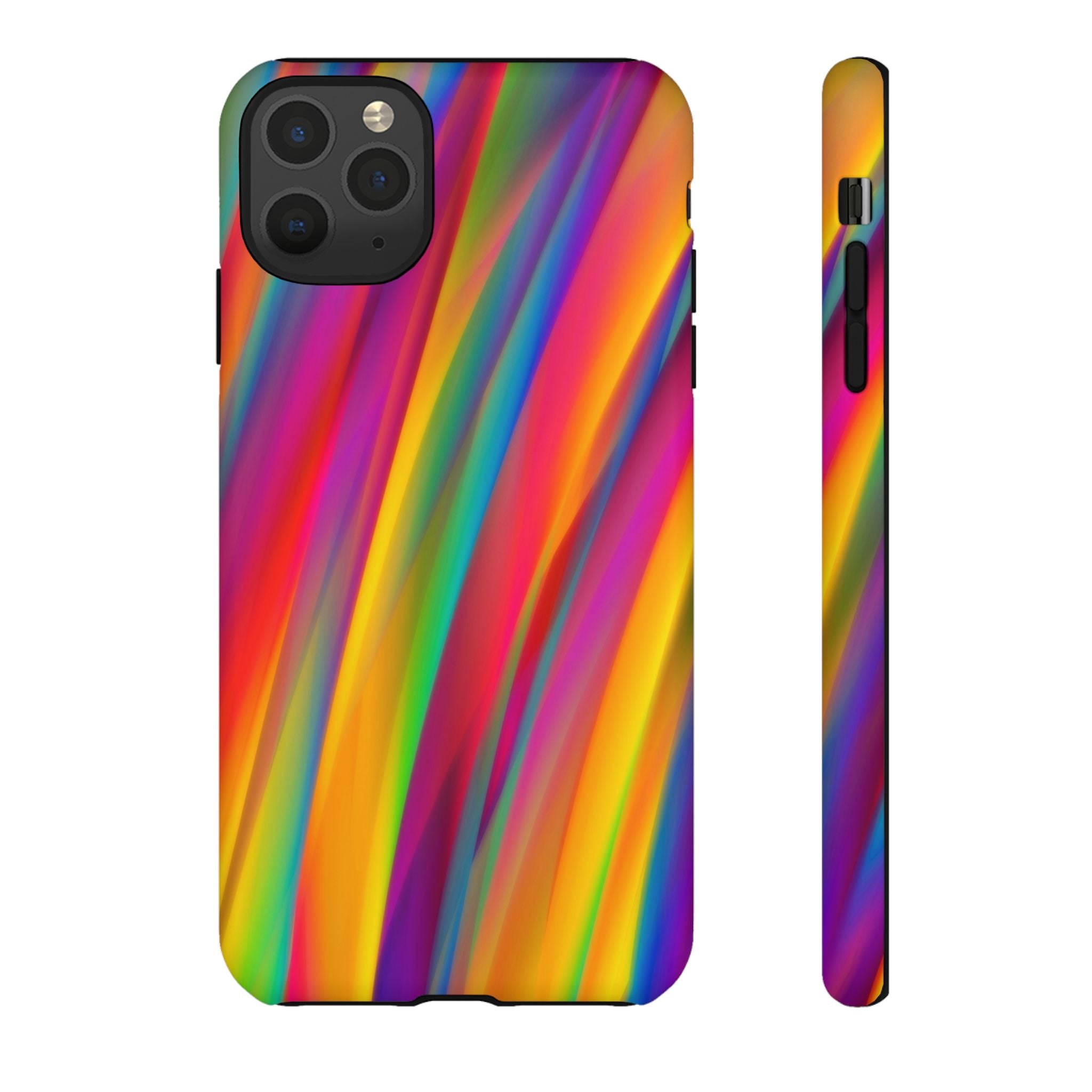 Vibrant Tough Phone Case, Colorful Phone Protection, Artistic Cell Cover, Gift for Gamers, Fun Tech Accessory, Pride Celebration
