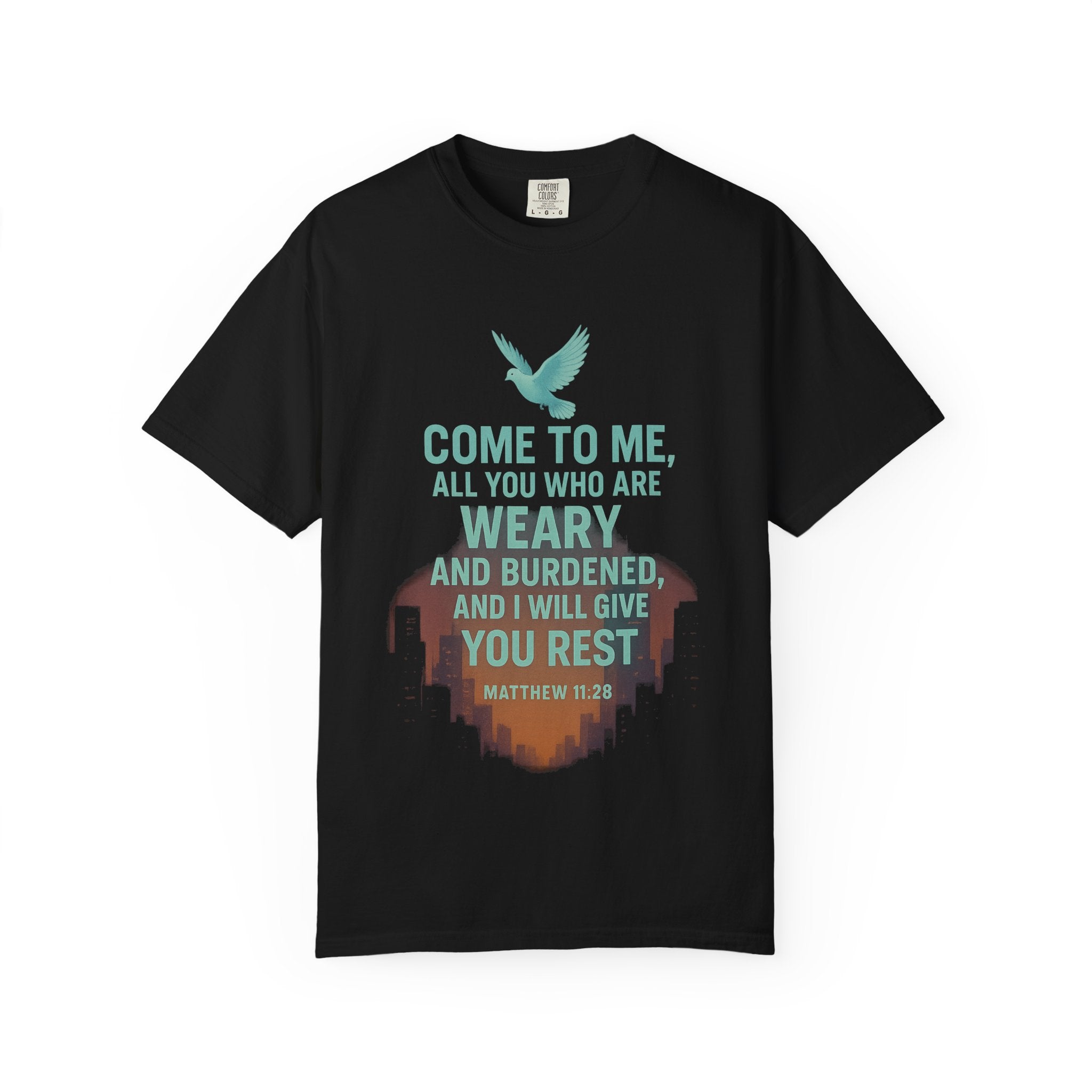 Garments of the Bible Unisex T-shirt Matthew 11:28