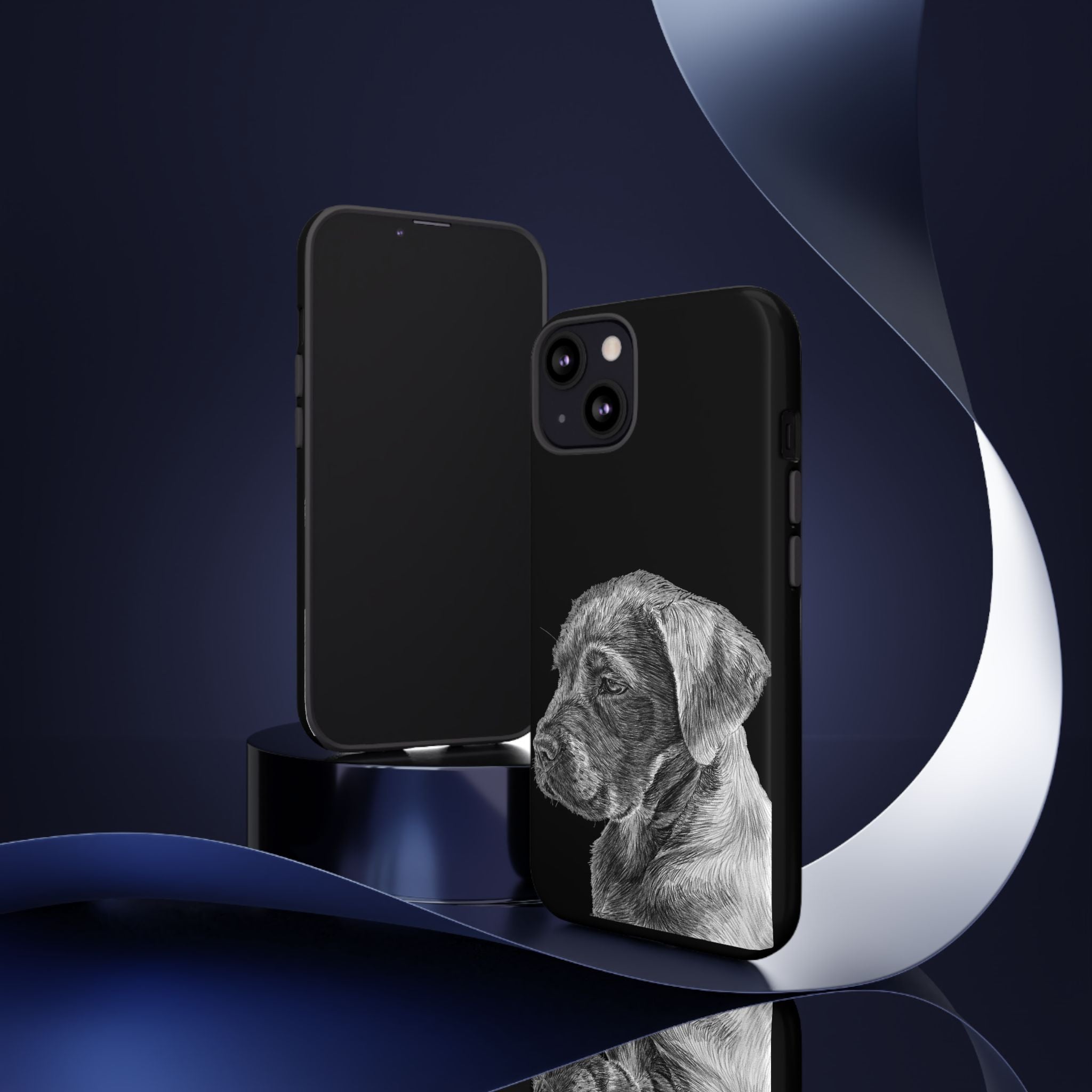 Custom Phone Case for Dog Lovers, Tough Cases with Labrador Design, Pet Owner Gift, Personalized Phone Cover, Animal Art Case