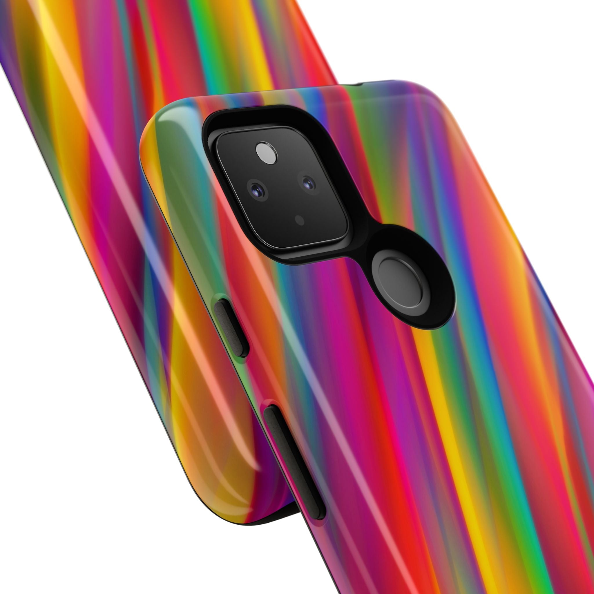 Vibrant Tough Phone Case, Colorful Phone Protection, Artistic Cell Cover, Gift for Gamers, Fun Tech Accessory, Pride Celebration