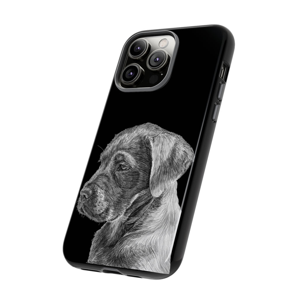 Custom Phone Case for Dog Lovers, Tough Cases with Labrador Design, Pet Owner Gift, Personalized Phone Cover, Animal Art Case