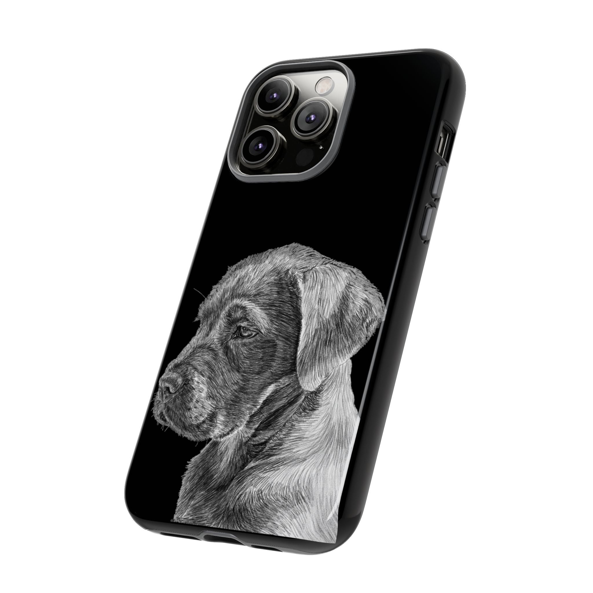 Custom Phone Case for Dog Lovers, Tough Cases with Labrador Design, Pet Owner Gift, Personalized Phone Cover, Animal Art Case